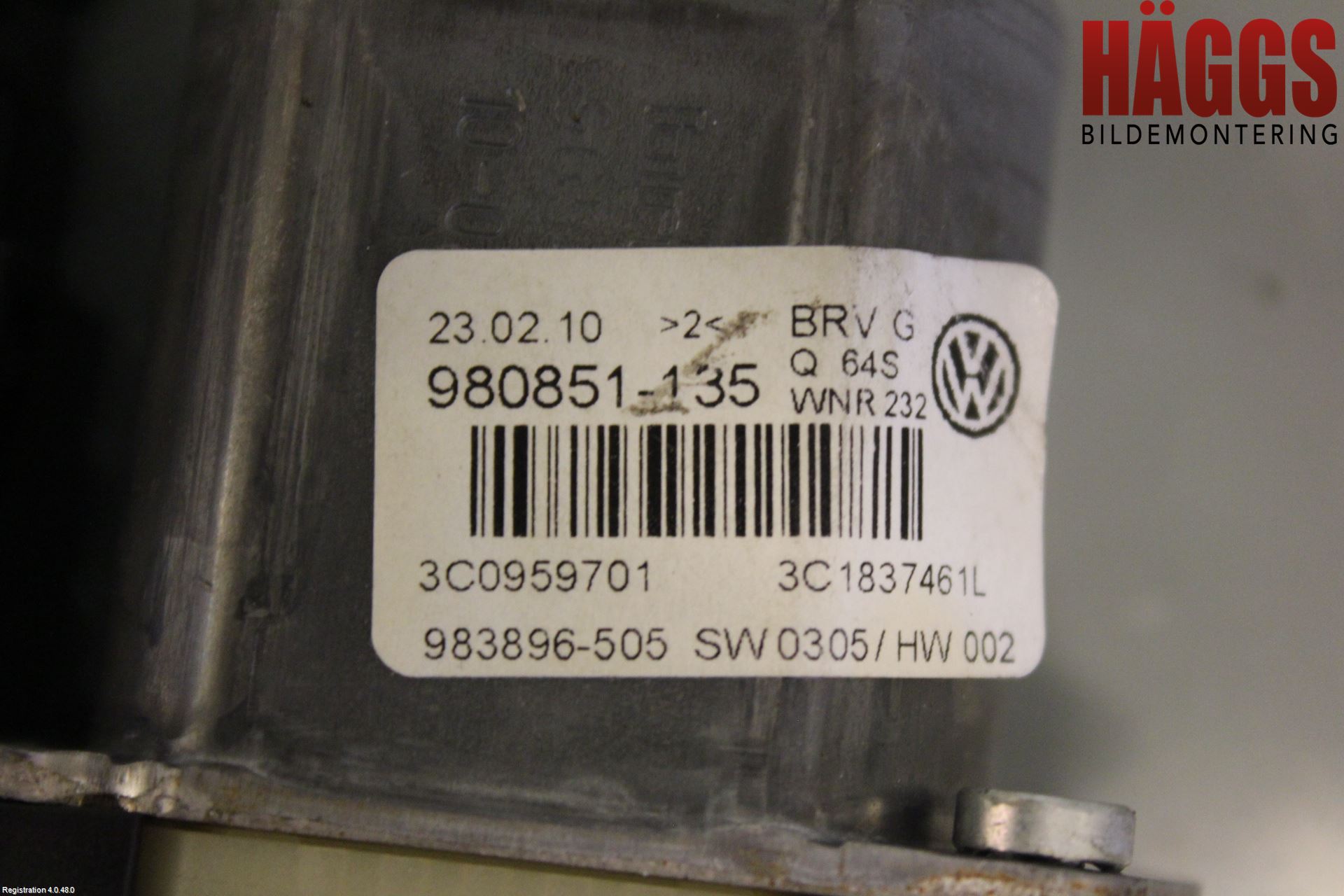 Volkswagen VW PASSAT 05-11 Fönsterhissmotor