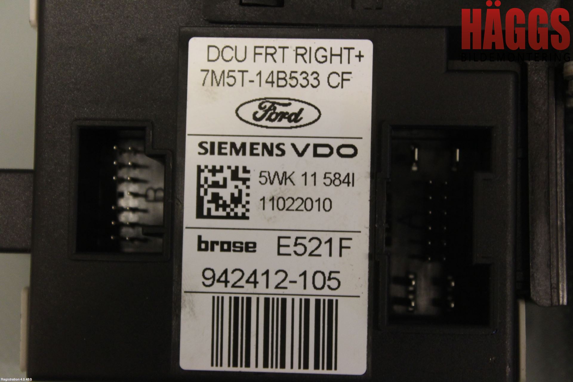 Ford KUGA 08-12 Fönsterhissmotor