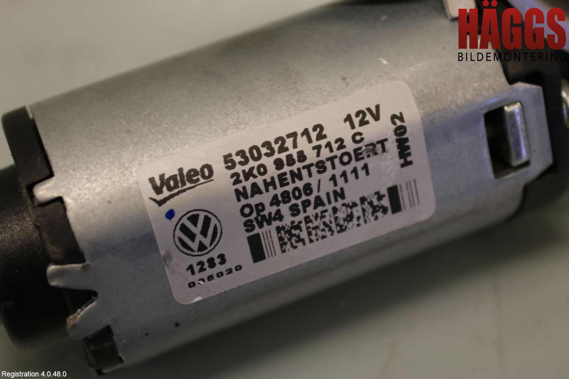 Volkswagen VW CADDY      04-10 Torkarmotor Baklucka