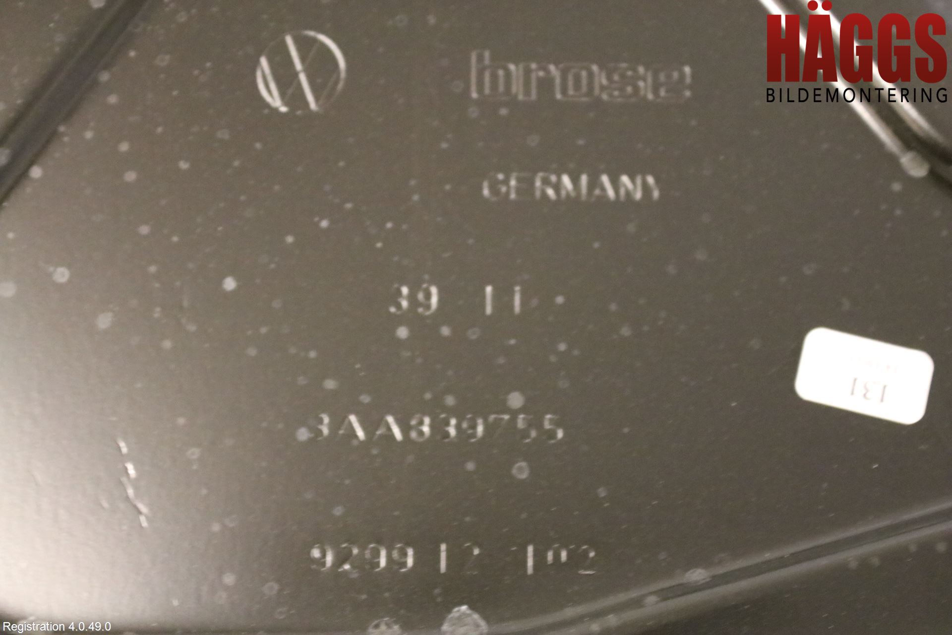 Volkswagen VW PASSAT 11-14 Fönsterhissmekanism