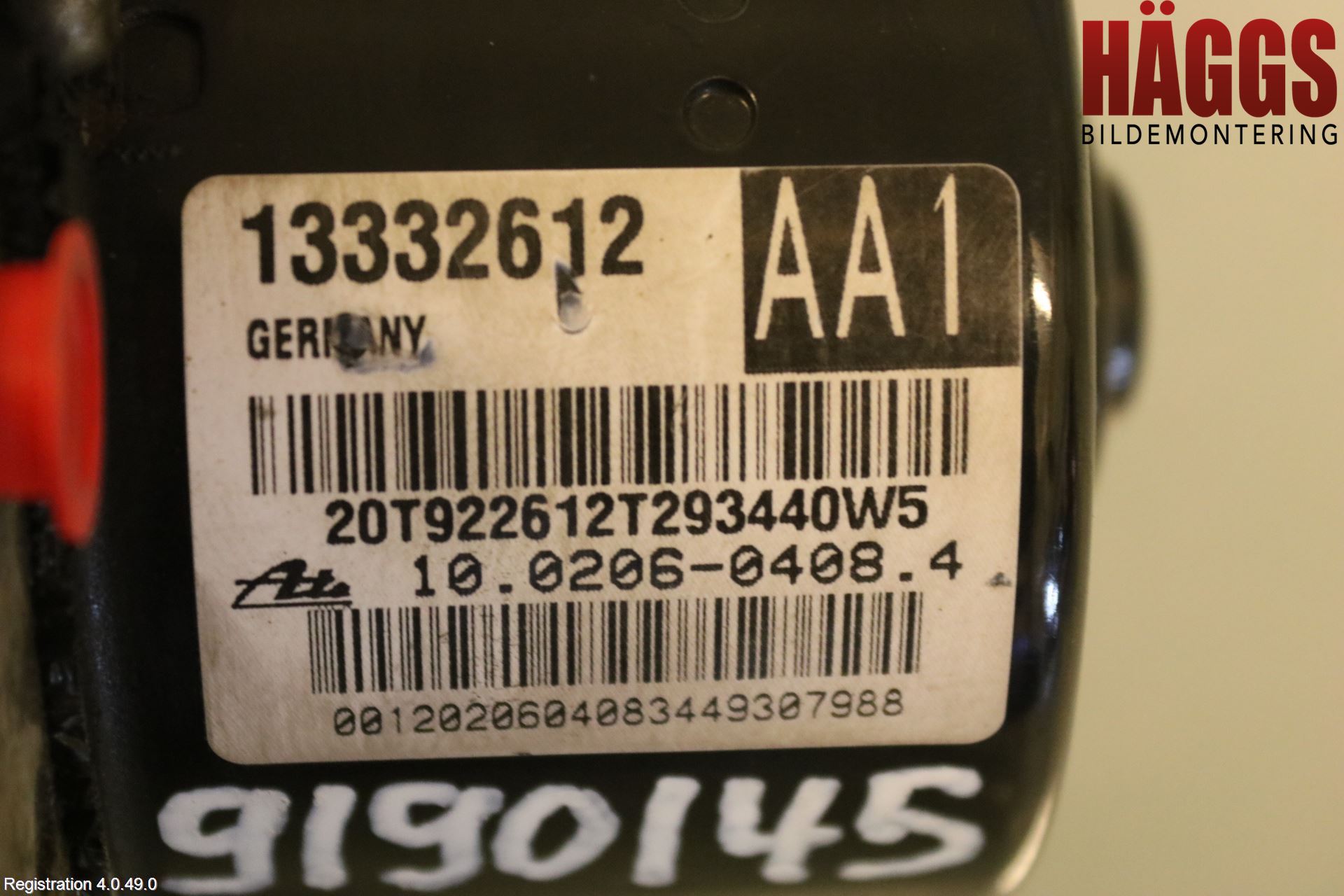 Opel ASTRA J 10-15 Abs Hydraulaggregat