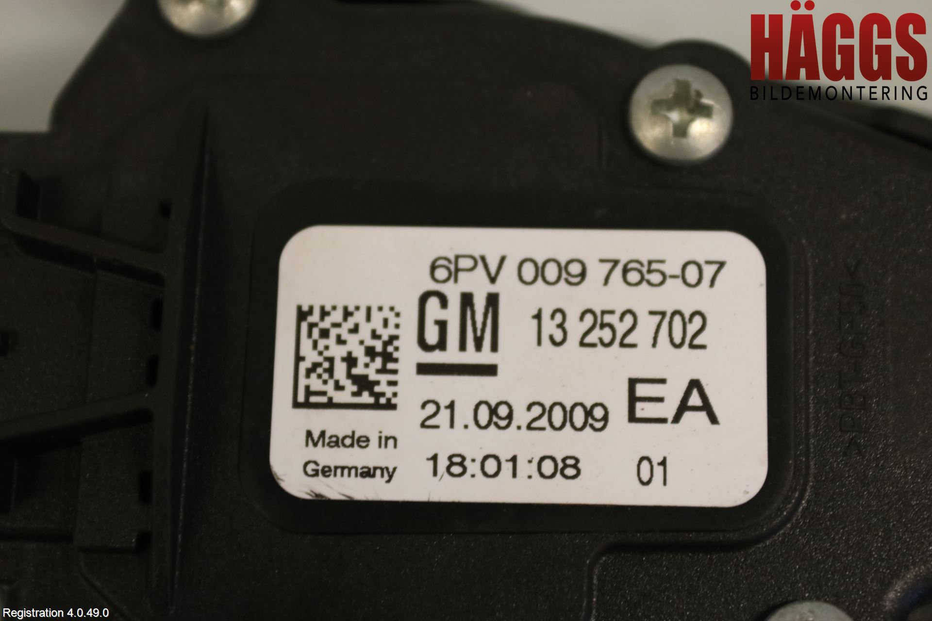 Opel ASTRA J 10-15 Gaspedal