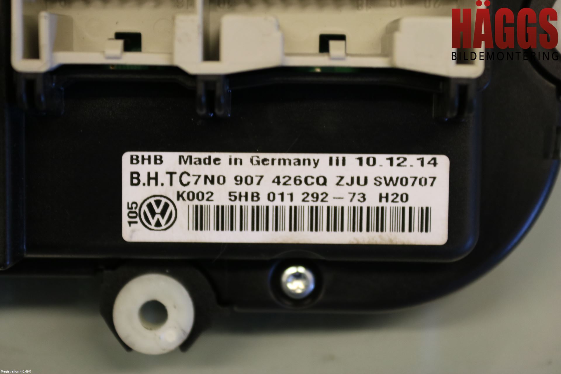 Volkswagen VW CADDY 11-15 Ac Styrenhet Ac Manöveren