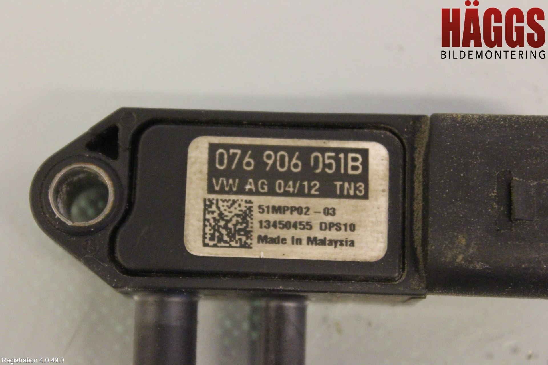 Volkswagen VW PASSAT 11-14 Givare Temp-Tryck Avgas