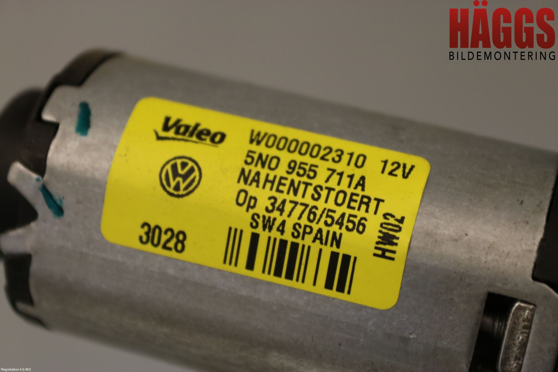 Volkswagen VW TIGUAN 07-16 Torkarmotor Baklucka