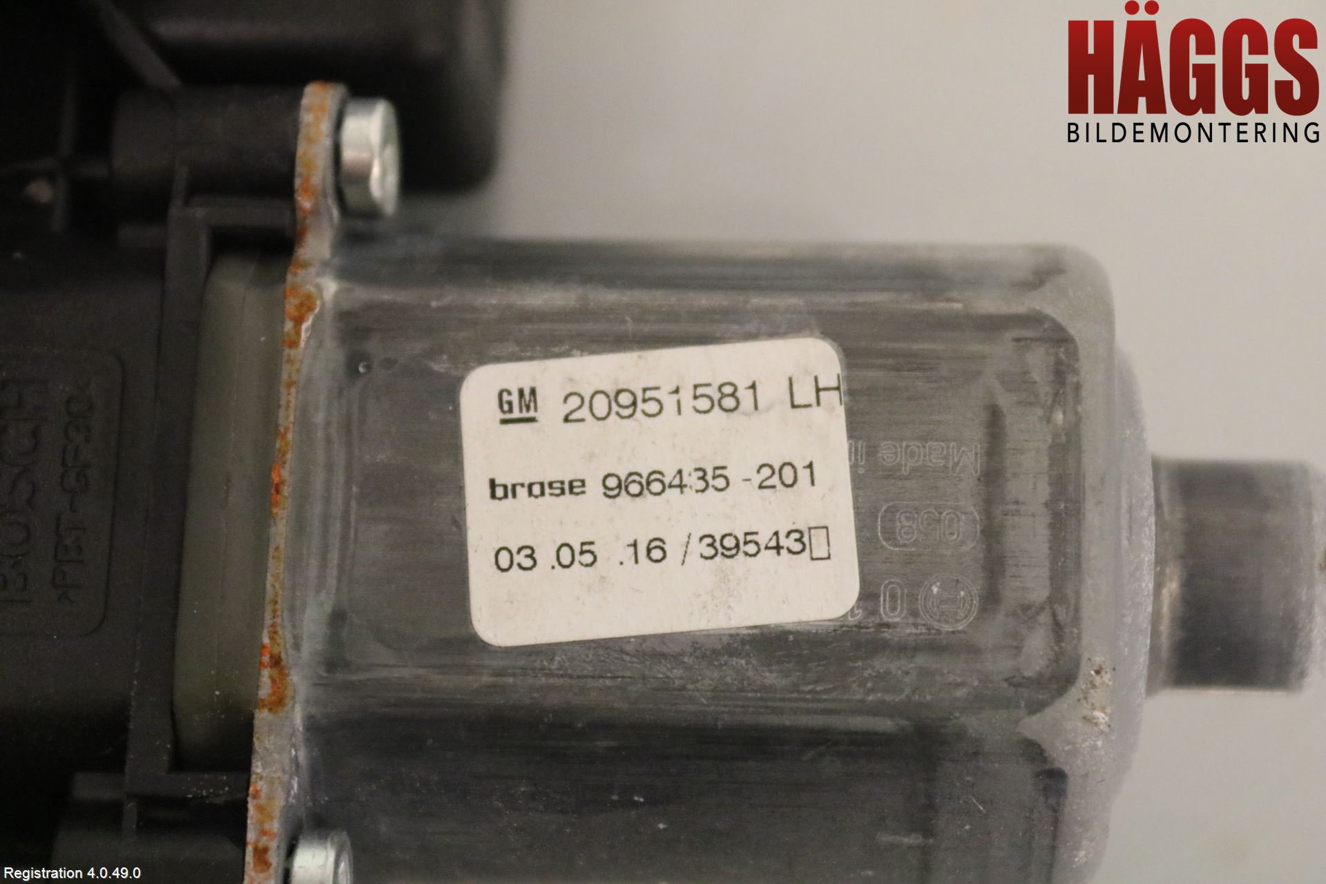 Opel INSIGNIA 09-16 Fönsterhiss El Kompl