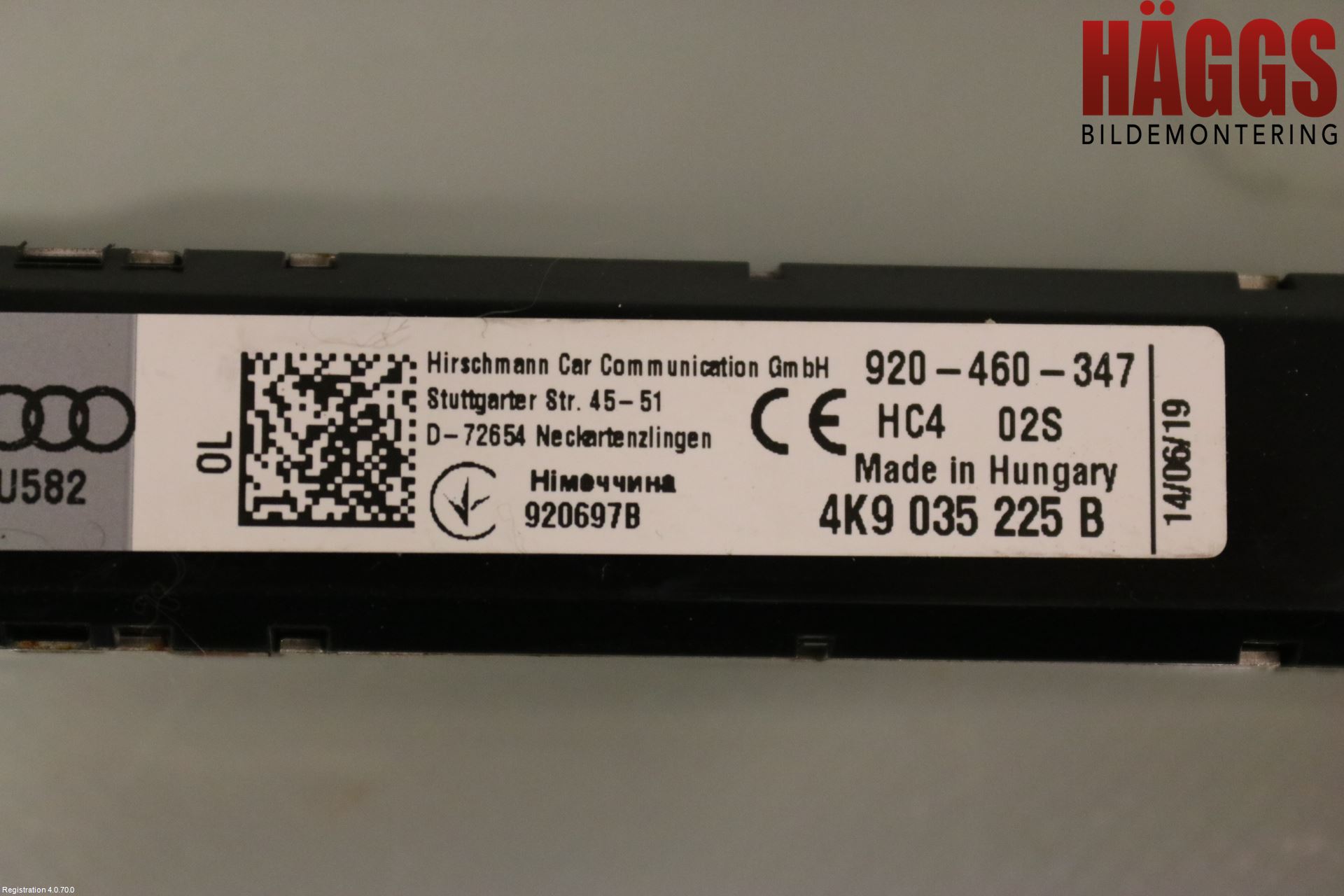 Audi A6 F2/C8 19- Antennförstärkare