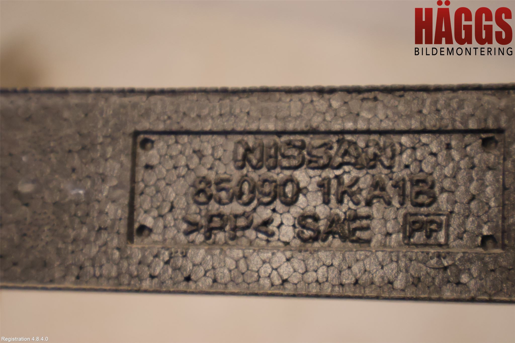 Nissan JUKE 10-14 Stötfångare Deformelement Bak