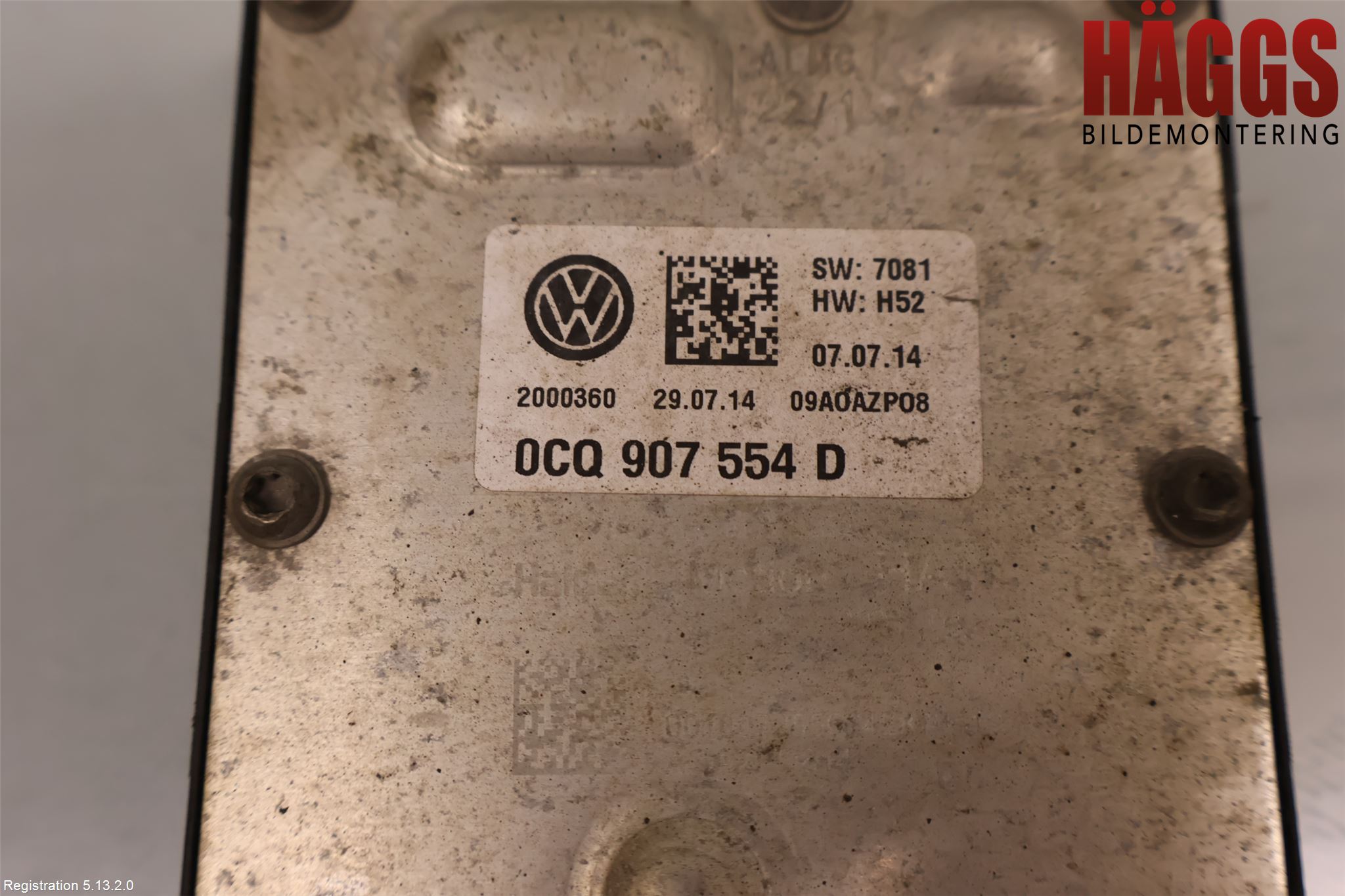 Volkswagen VW GOLF / E-GOLF VII 13-20 Styrenhet Fyrhjulsdrift