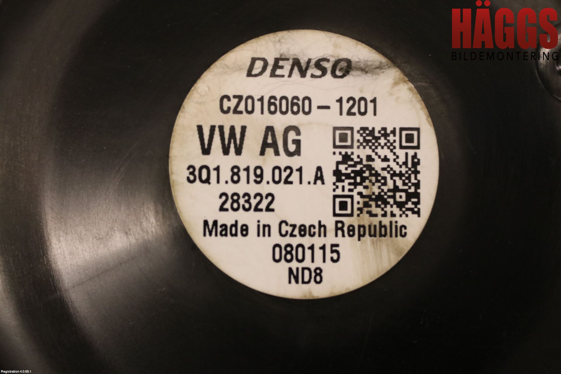 Volkswagen VW PASSAT 15-19 Ac Värmefläkt