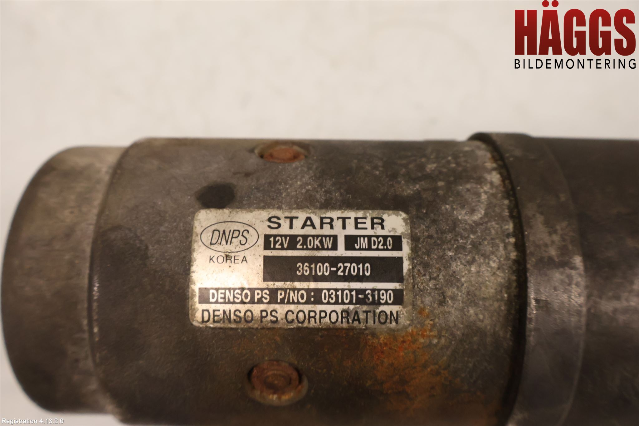 Hyundai SANTA FE  06-12 Startmotor Diesel