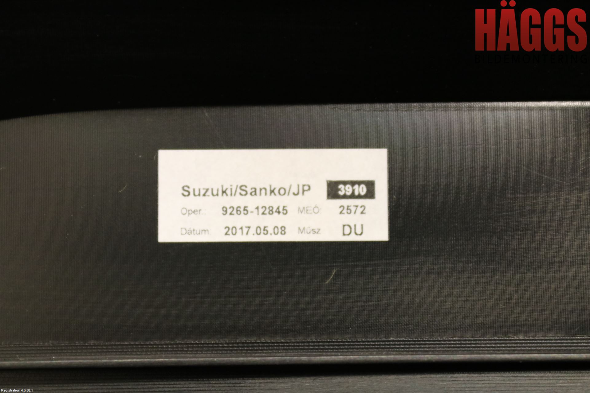 Suzuki VITARA 15- Motorkåpa