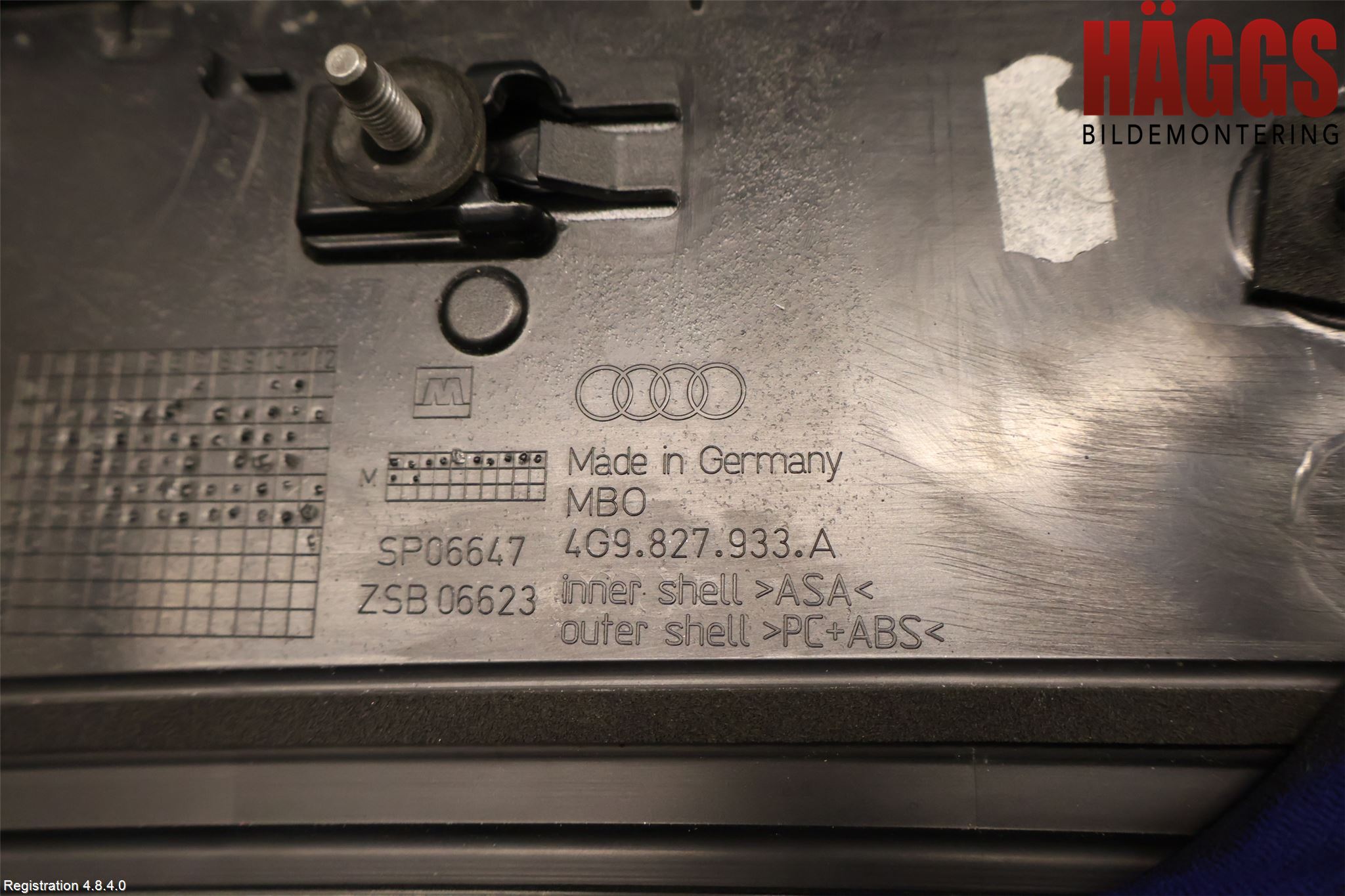 Audi A6/S6 4G 11-18 Spoiler Baklucka