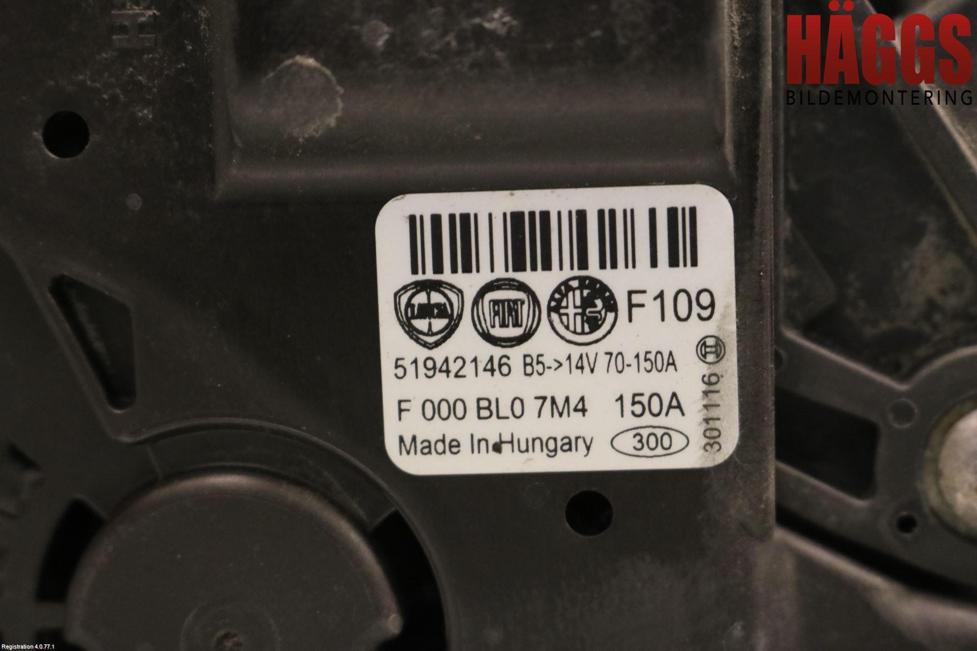 Fiat TIPO/CROSS 16- Generator