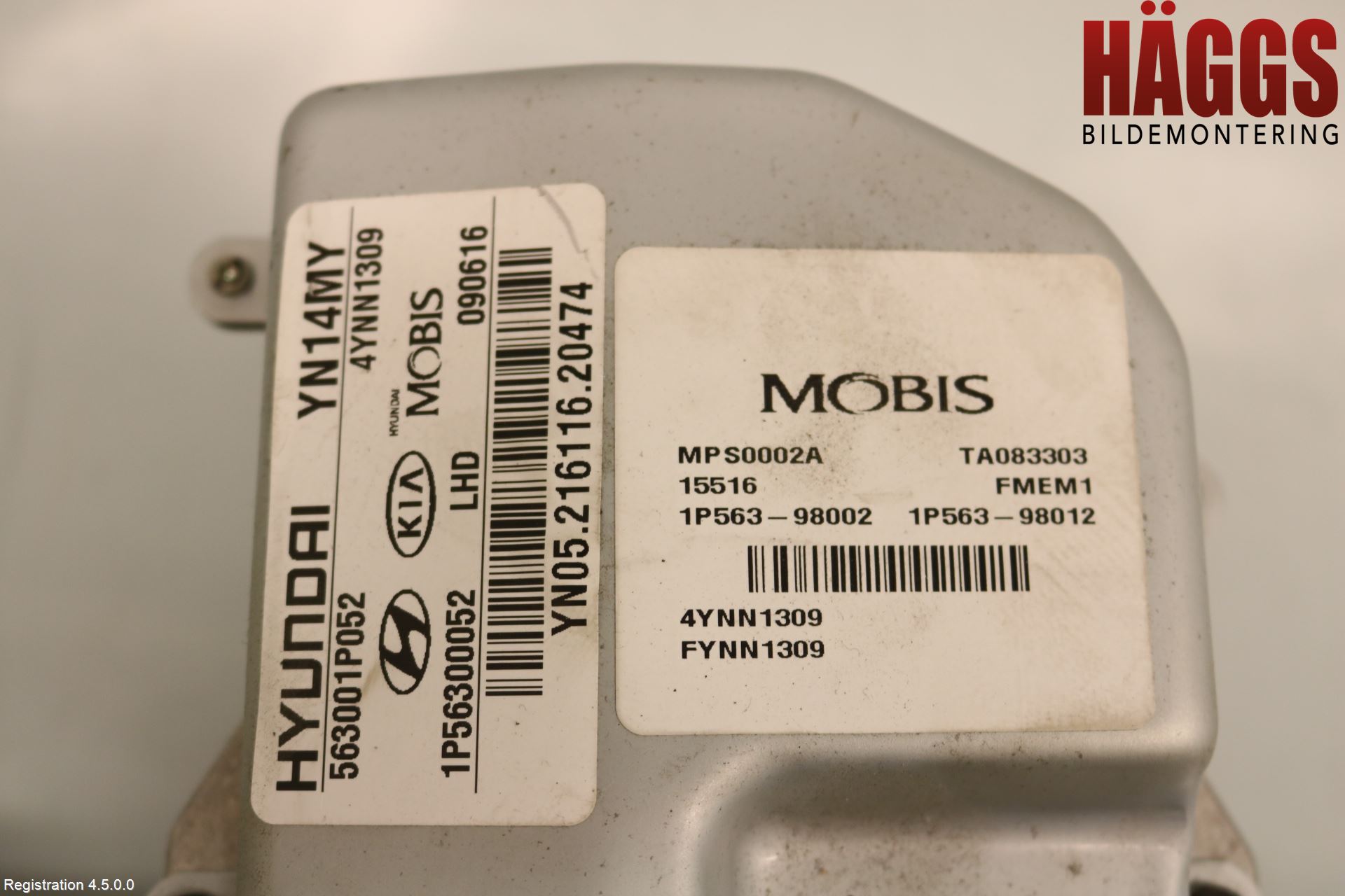 Kia VENGA 10-19 Rattaxelagg Med Inb Servo