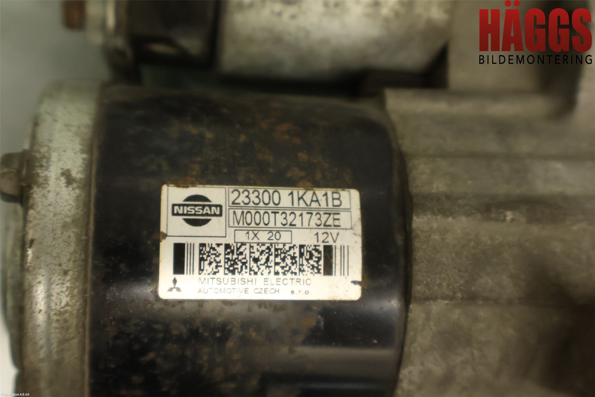 Nissan JUKE 10-14 Startmotor