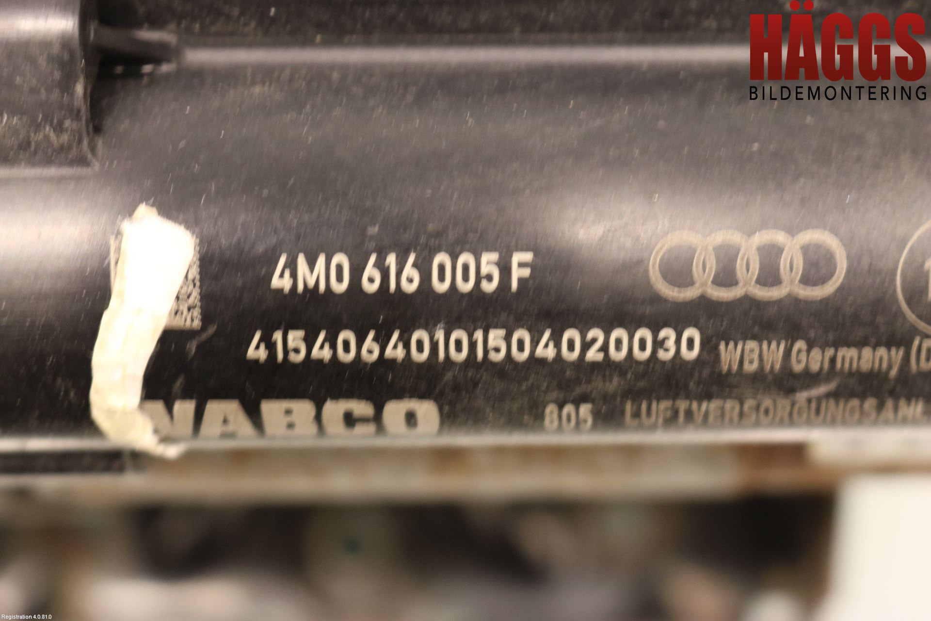 Audi Q7/SQ7 Kompressor Stöt-Fjädring