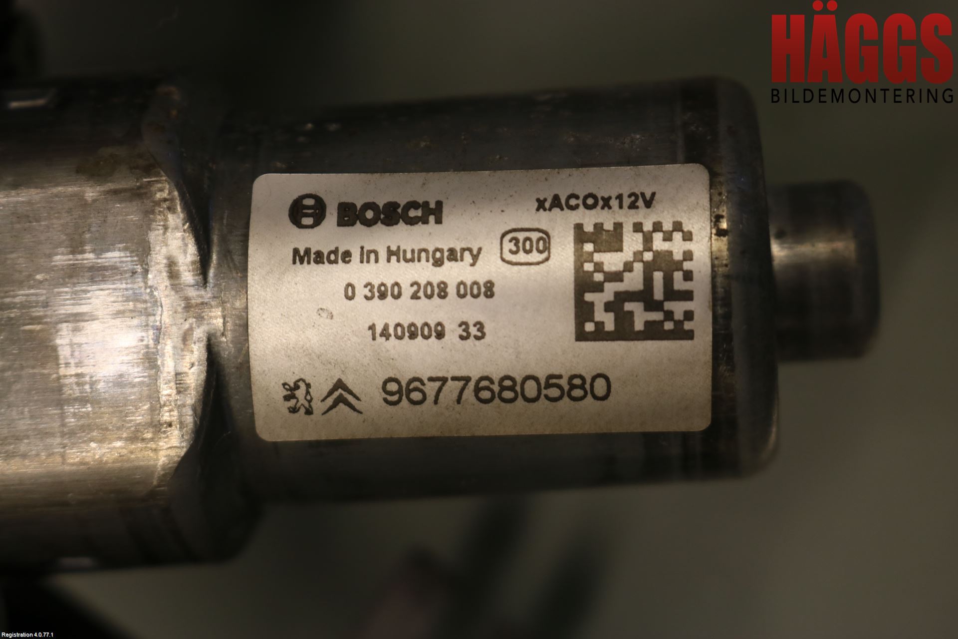 Peugeot 308 14-21 Torkarmotor Baklucka