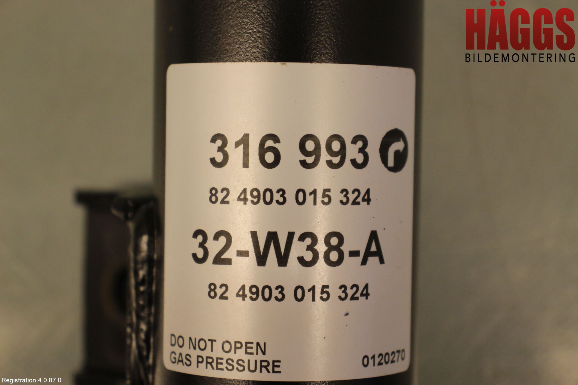 Mitsubishi ASX 10-22 Fjäderben Fram Höger