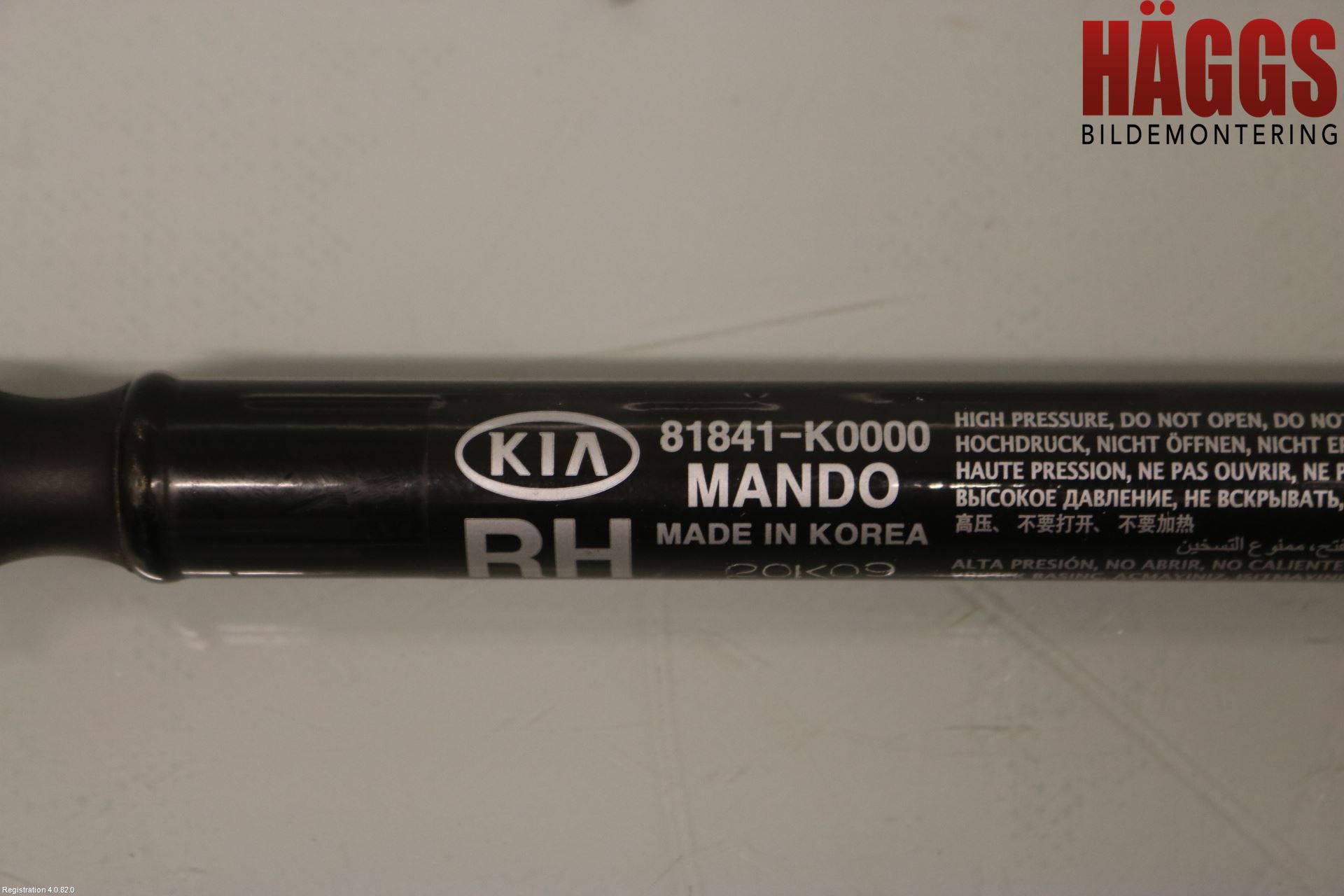 Kia SOUL 09- Gasfjäder Baklucka