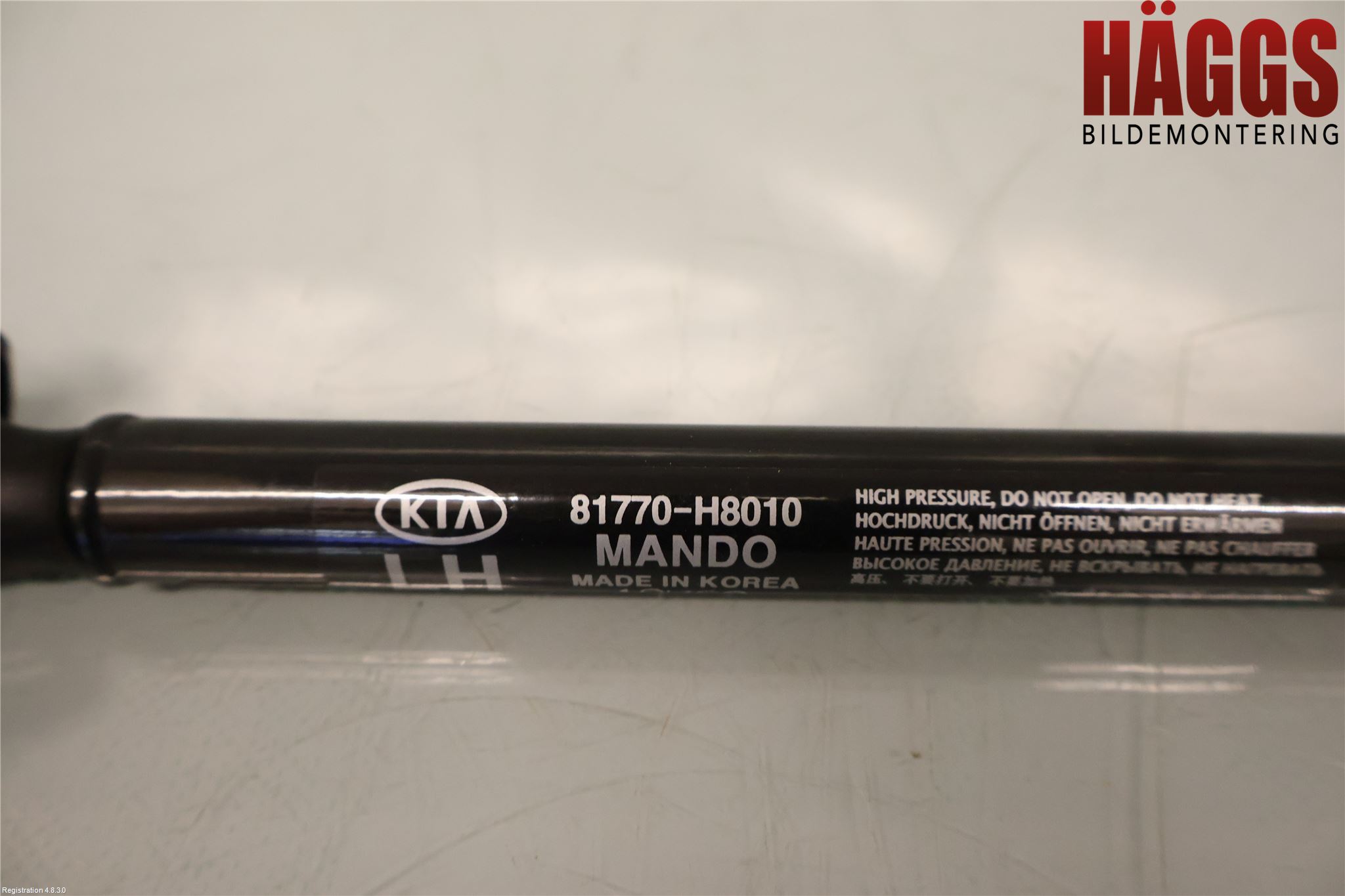 Kia RIO 17- Gasfjäder Baklucka