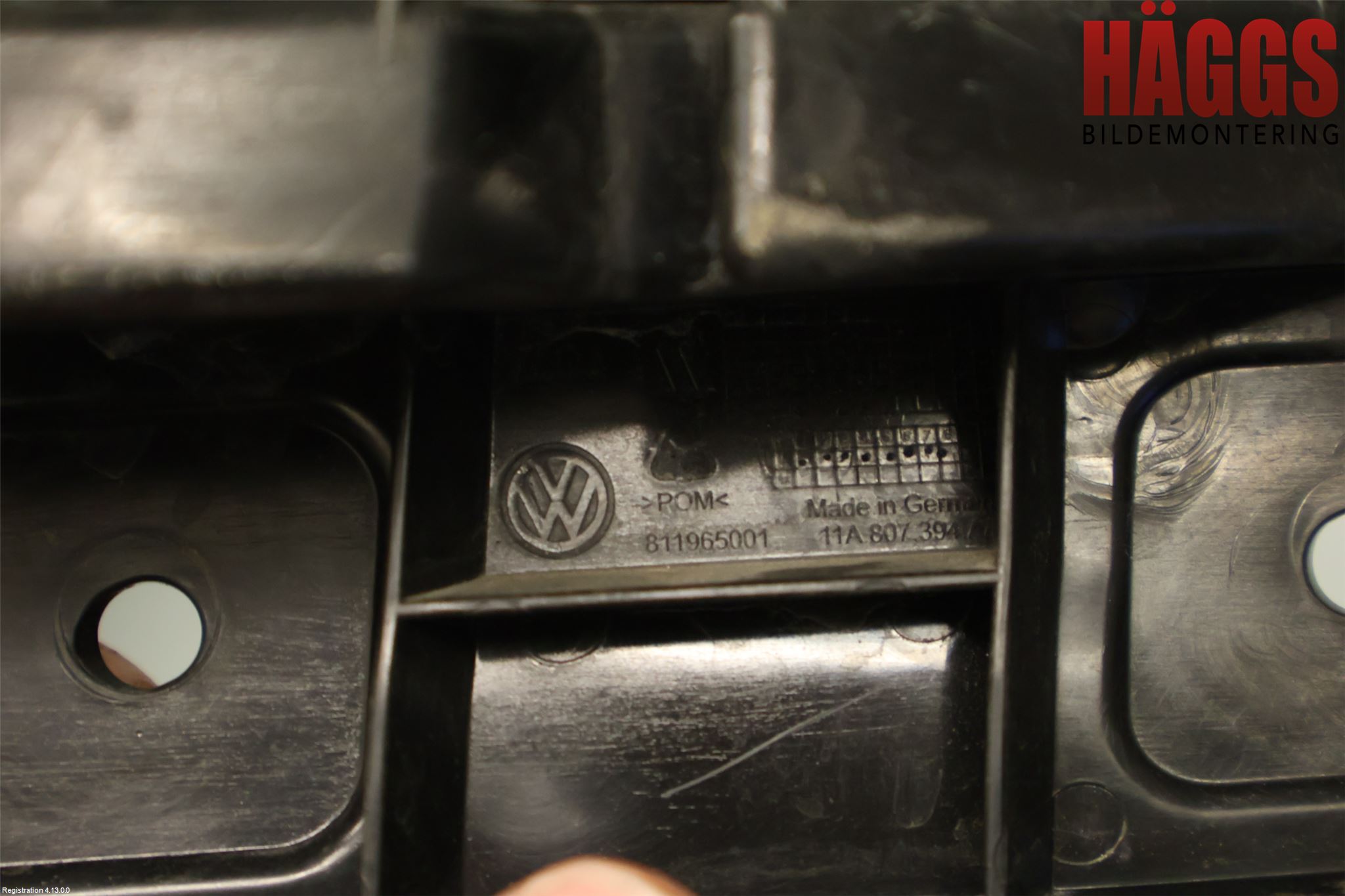 Volkswagen VW ID.4 21- Stötfångarfäste Bak Hö