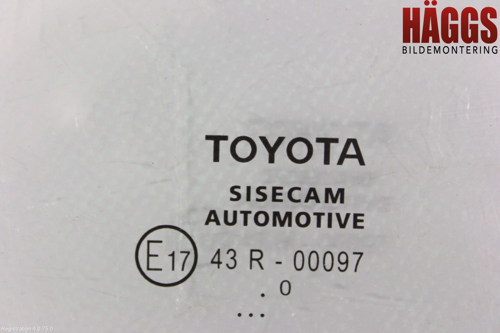 Toyota COROLLA 19- Dörruta Bak Lilla Vä