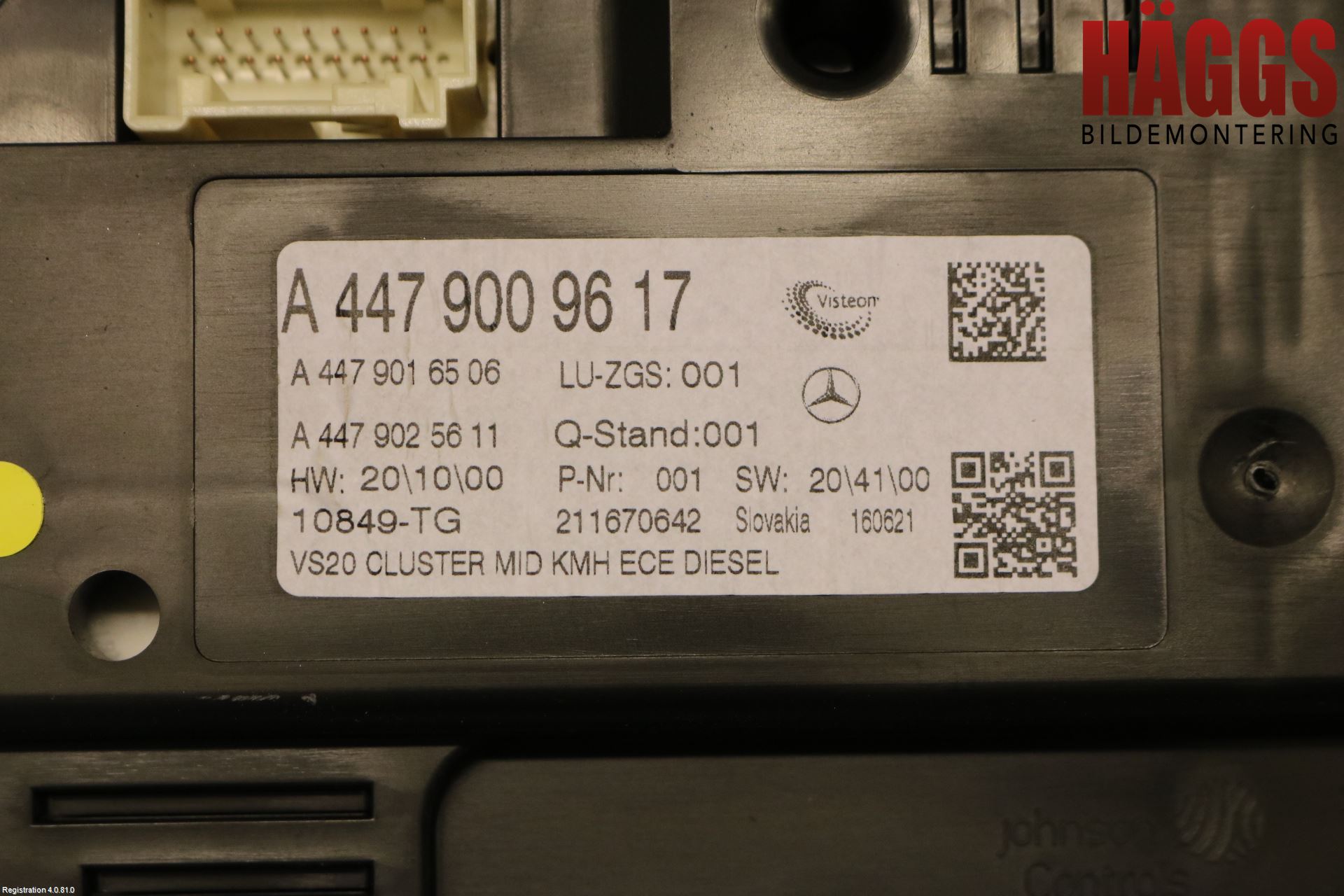 Mercedes-Benz MB VITO/V-KLASS (W640,W447,W448) 14- Instrument Komb
