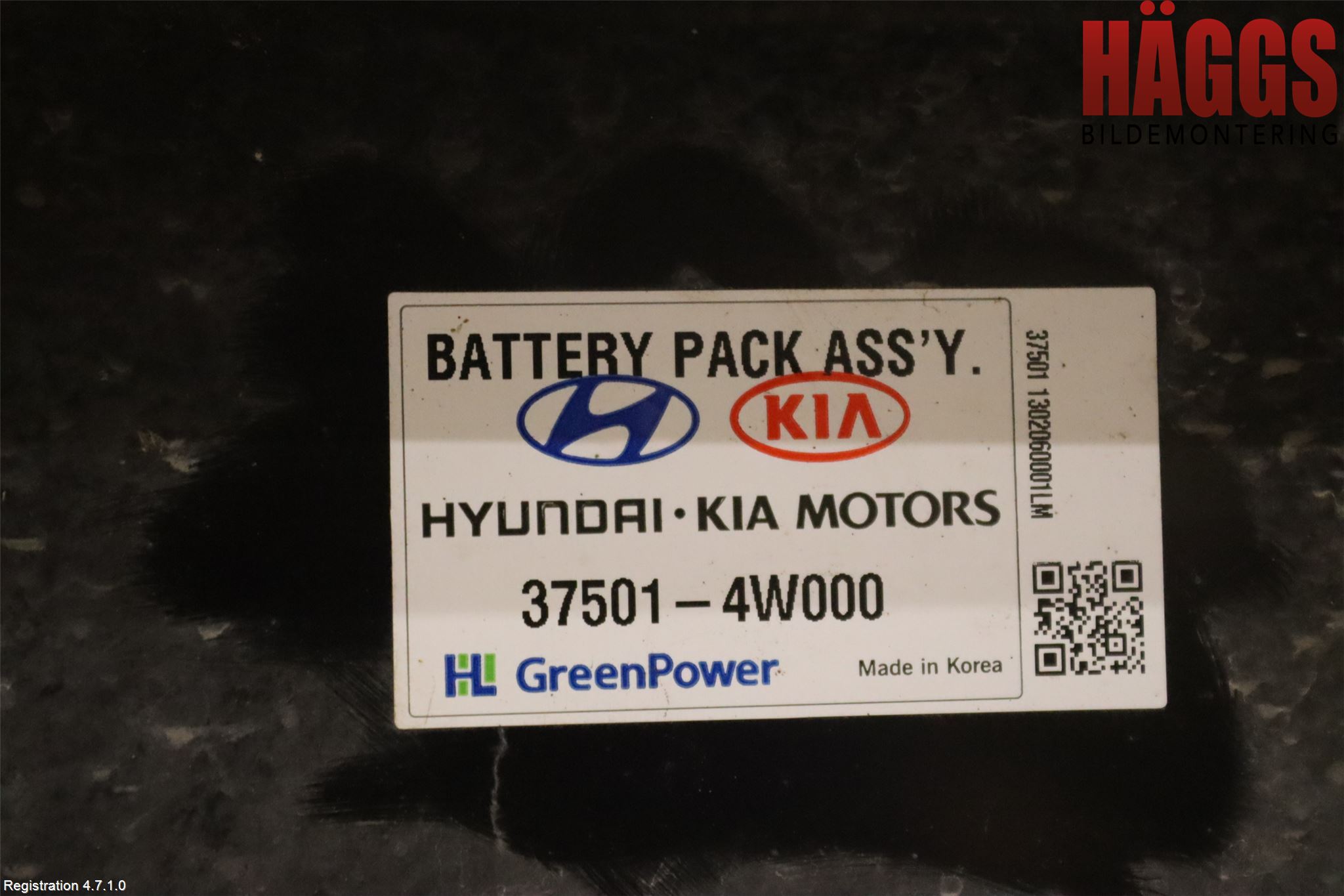 Hyundai ix35 Batteri Högspänning