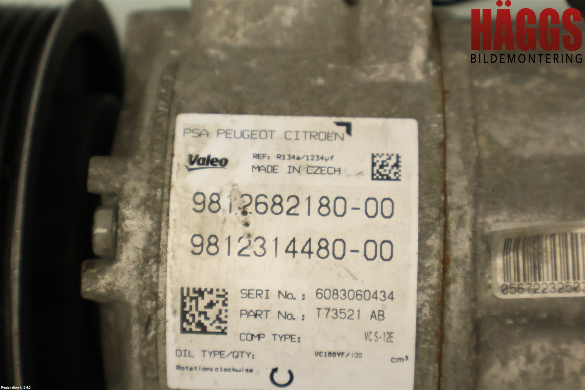 Peugeot 308 14-21 Ac Kompressor