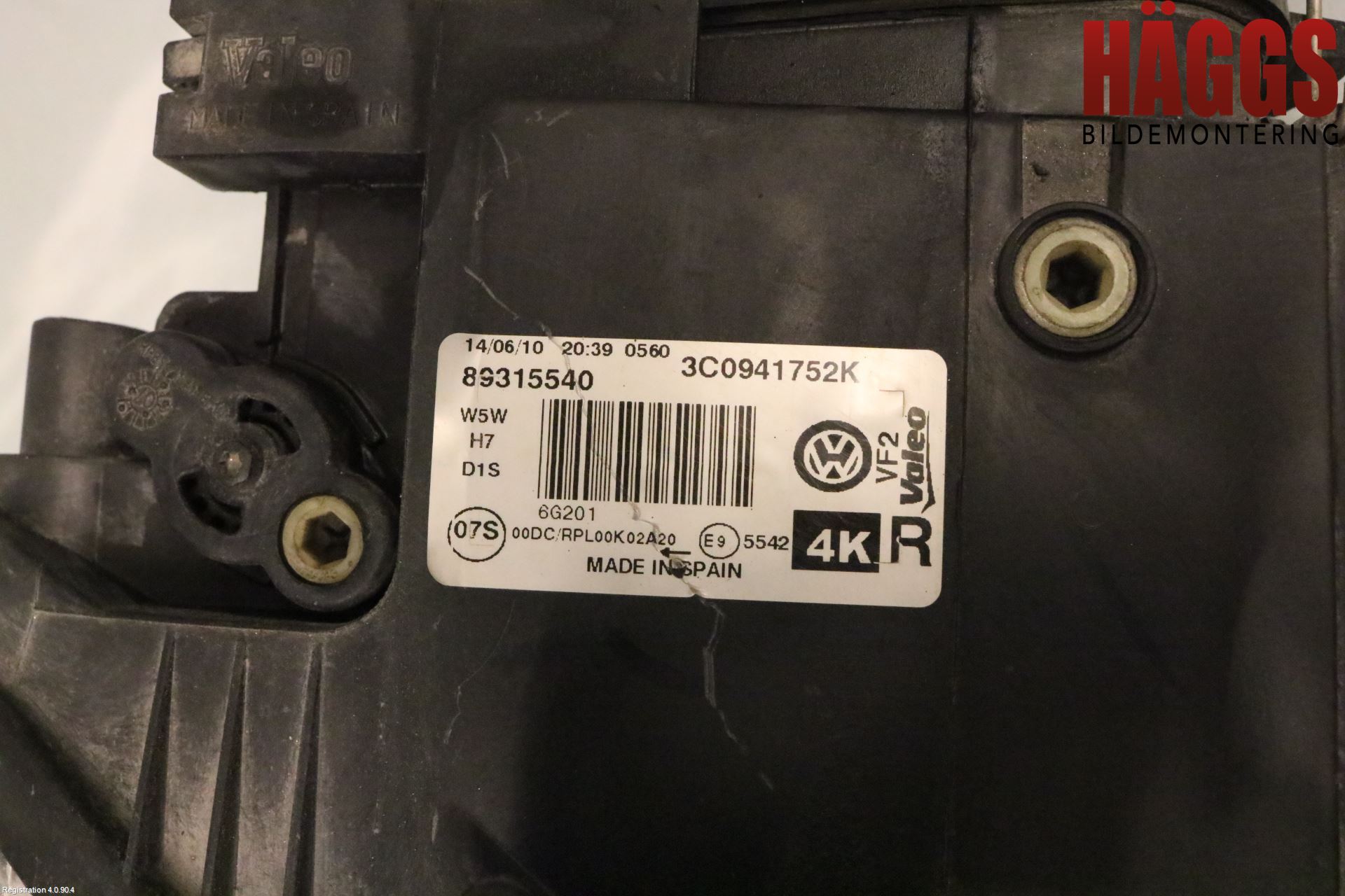 Volkswagen VW PASSAT 05-11 Strålkastare Höger