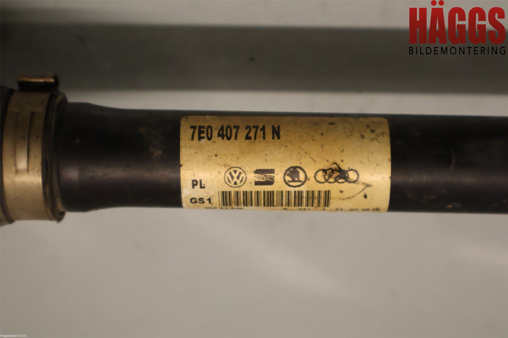 Volkswagen VW TRANSP/CARAVELLE (T5) 04-15 Drivaxel Fram Vänster