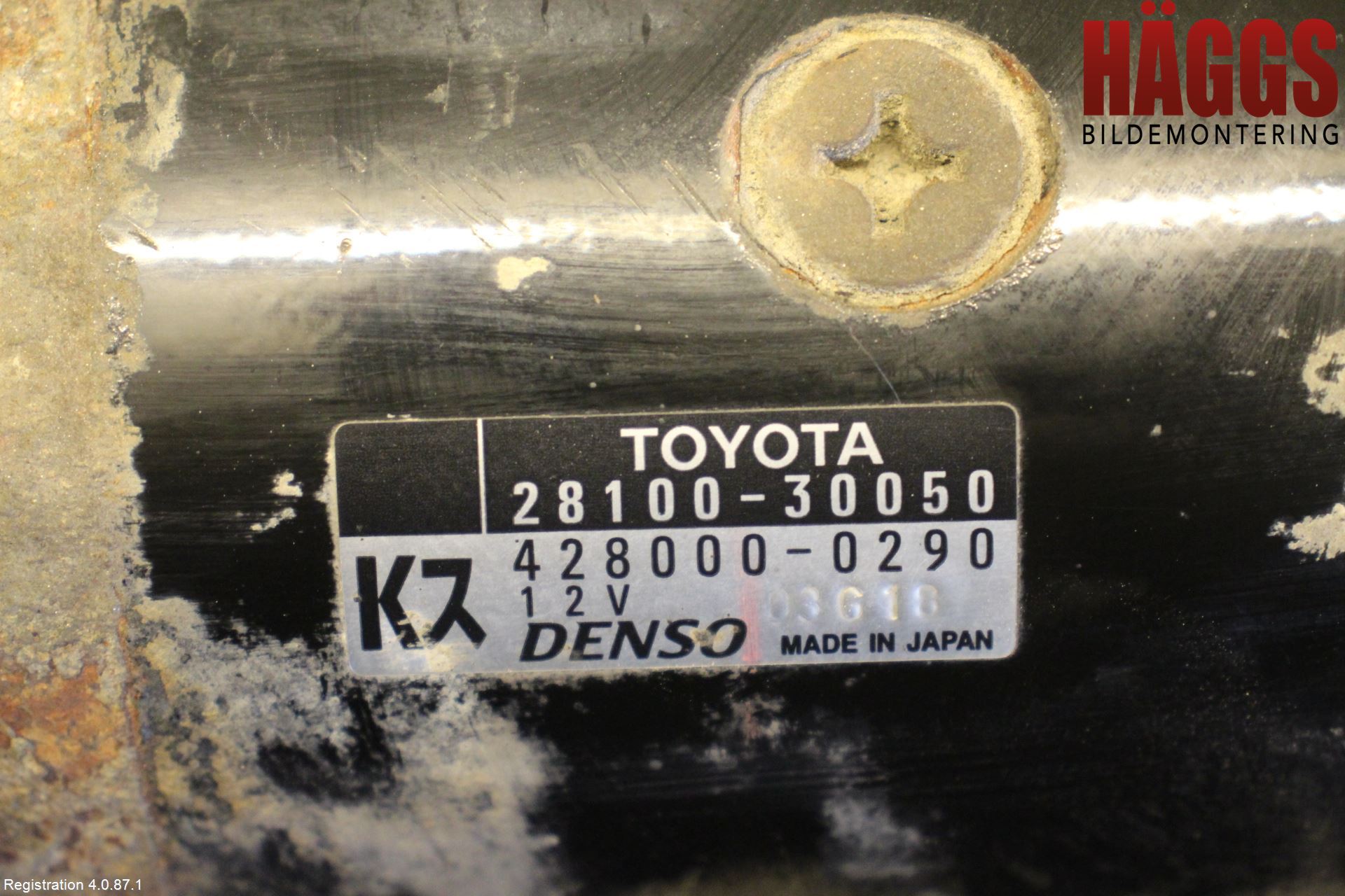 Toyota HILUX 97-04 Startmotor Diesel