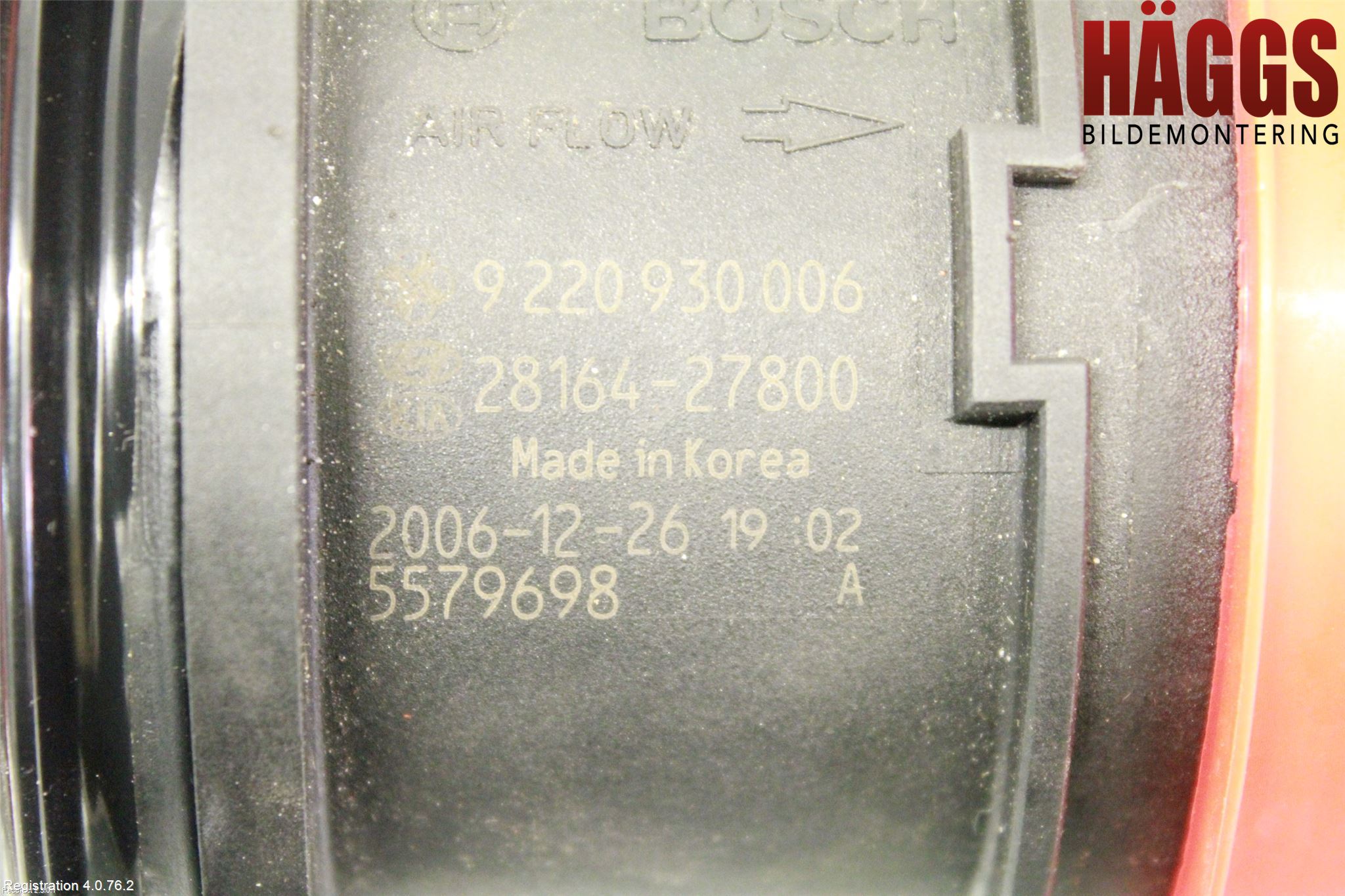 Hyundai SANTA FE  06-12 Injluftmassamätare