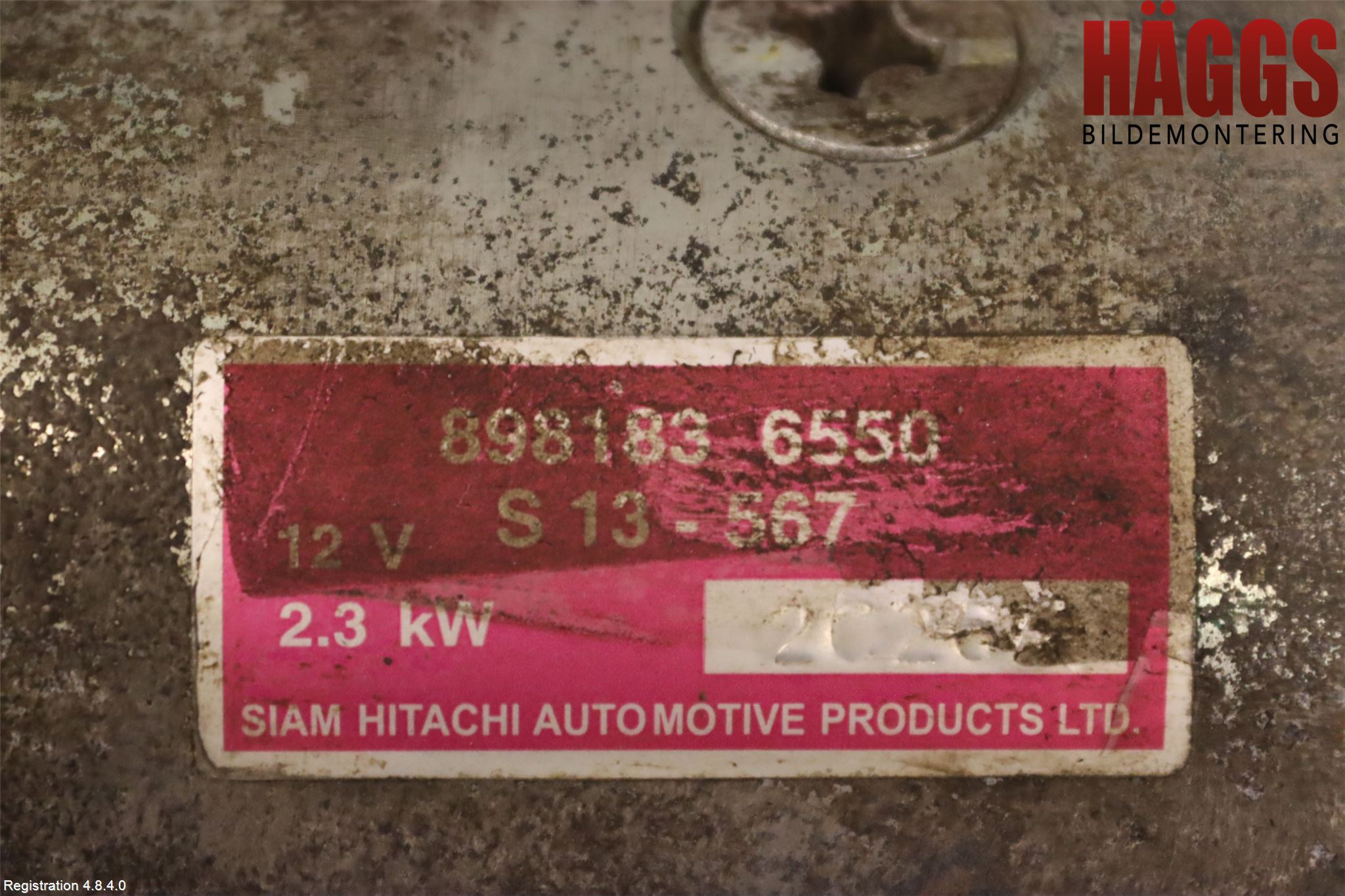 Isuzu D-MAX Startmotor Diesel