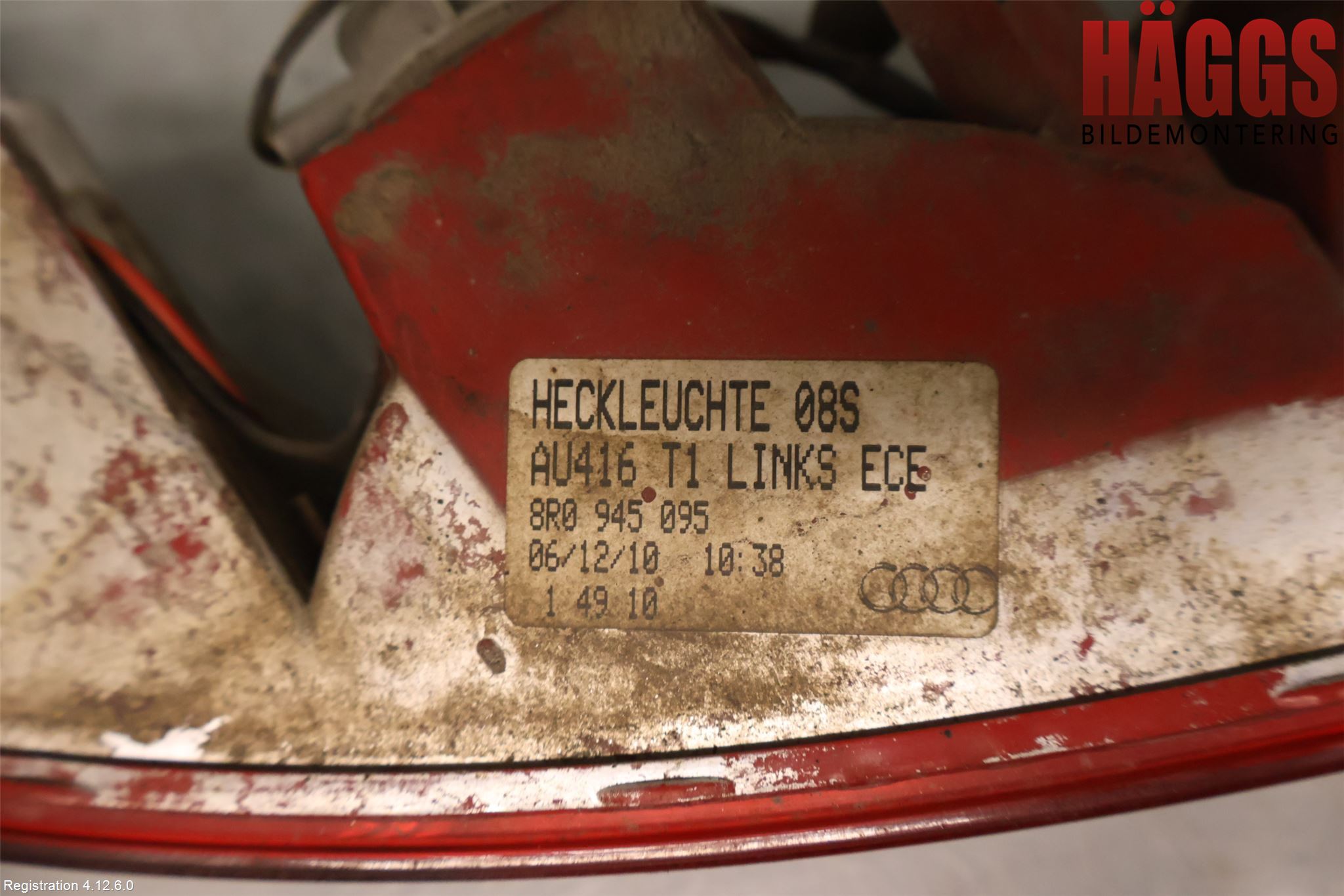 Audi Q5 09-16 Dimljus/Reflex Bak