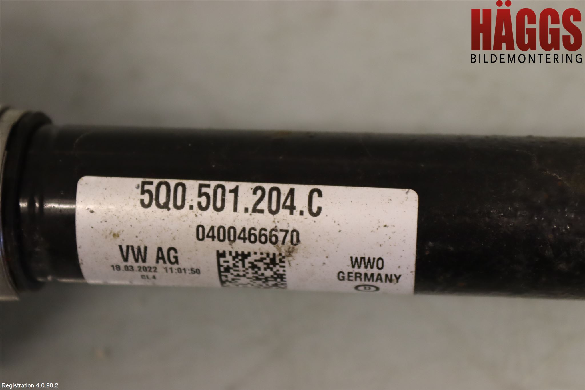 Volkswagen VW T-ROC 18- Drivaxel Bak Höger