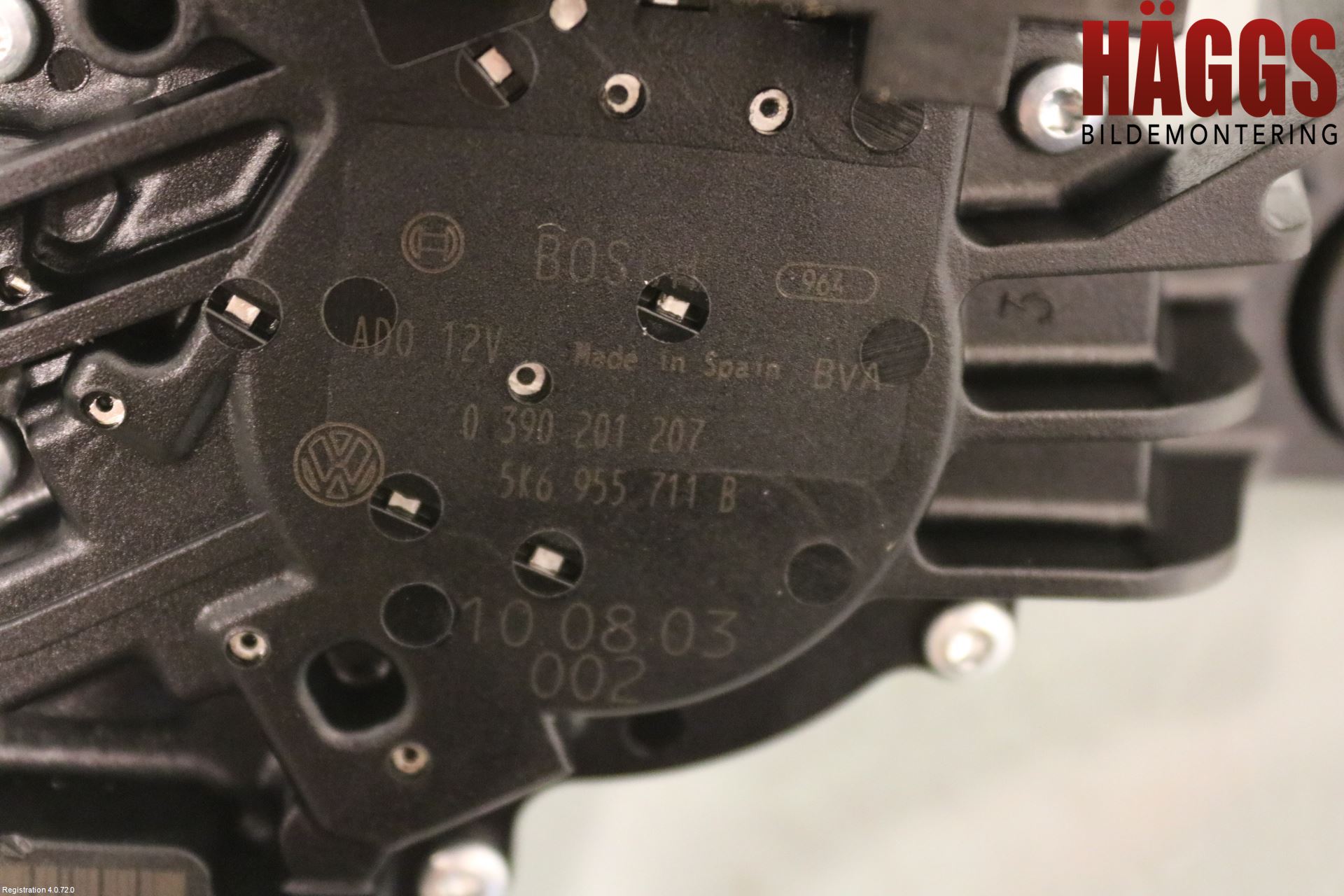Volkswagen VW SHARAN 11- Torkarmotor Baklucka