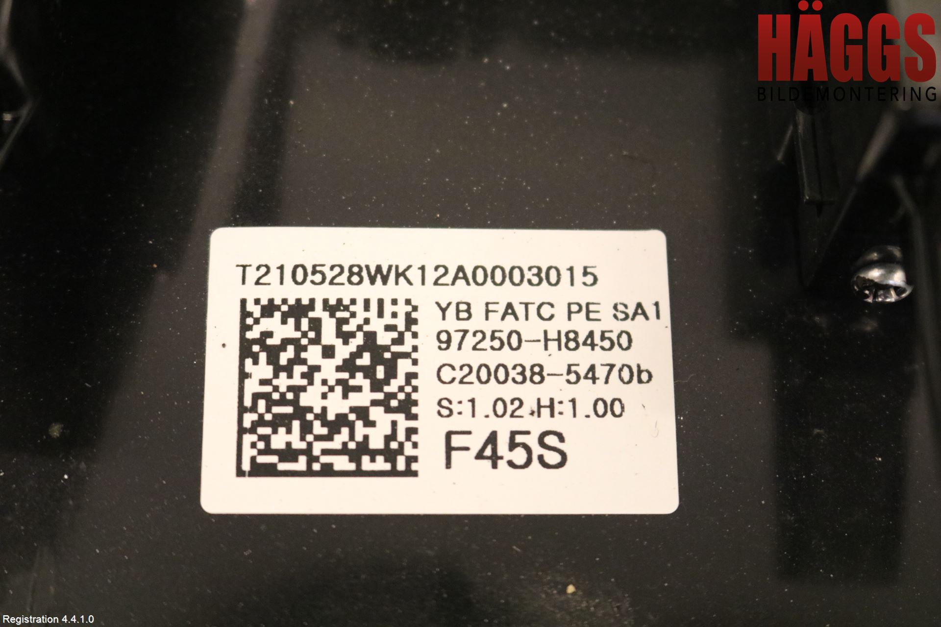 Kia STONIC 18->> Ac Styrenhet Ac Manöveren