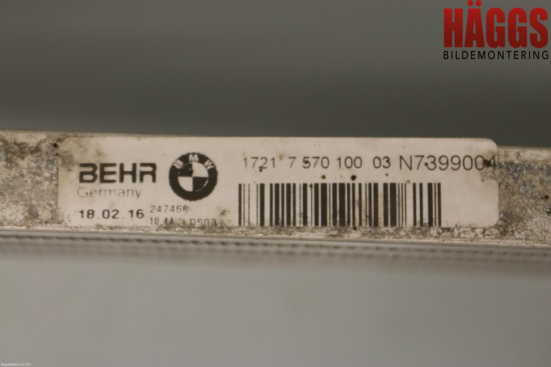 BMW 5 F10/F11/F18 09-17 Oljekylare Servostyrning