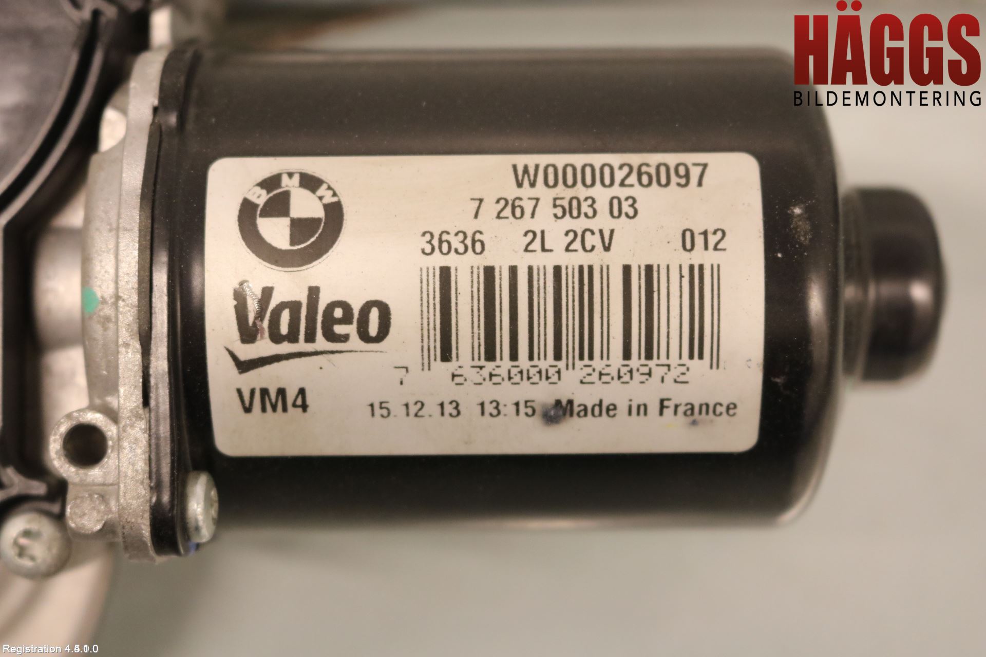 BMW 3 GT F34 13-19 Torkarmotor Vindruta