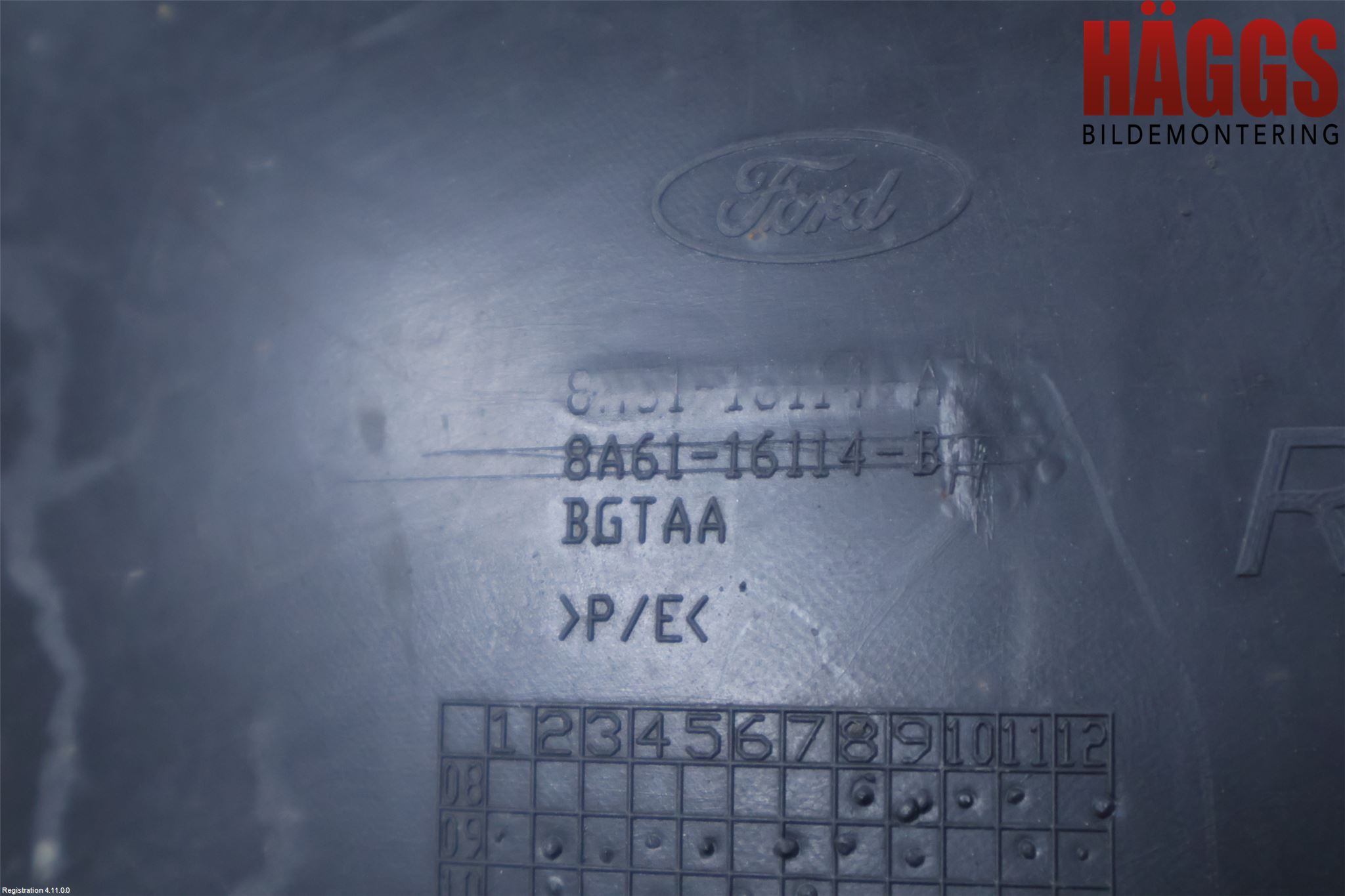 Ford FIESTA 13-17 Skärm Inner