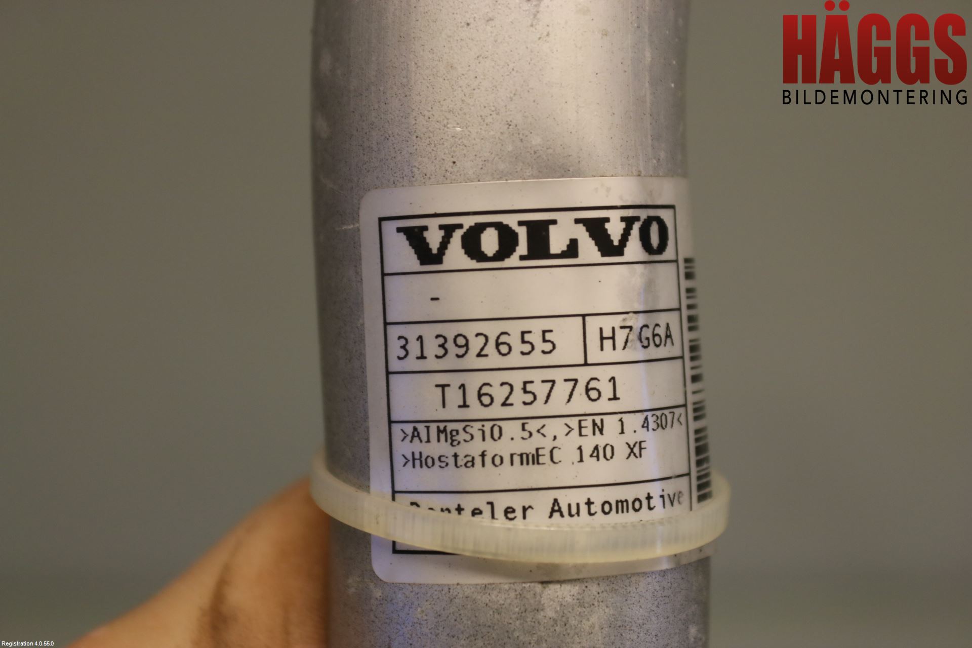 Volvo XC60 14-17 Bränslepåfyllnrör-Slang