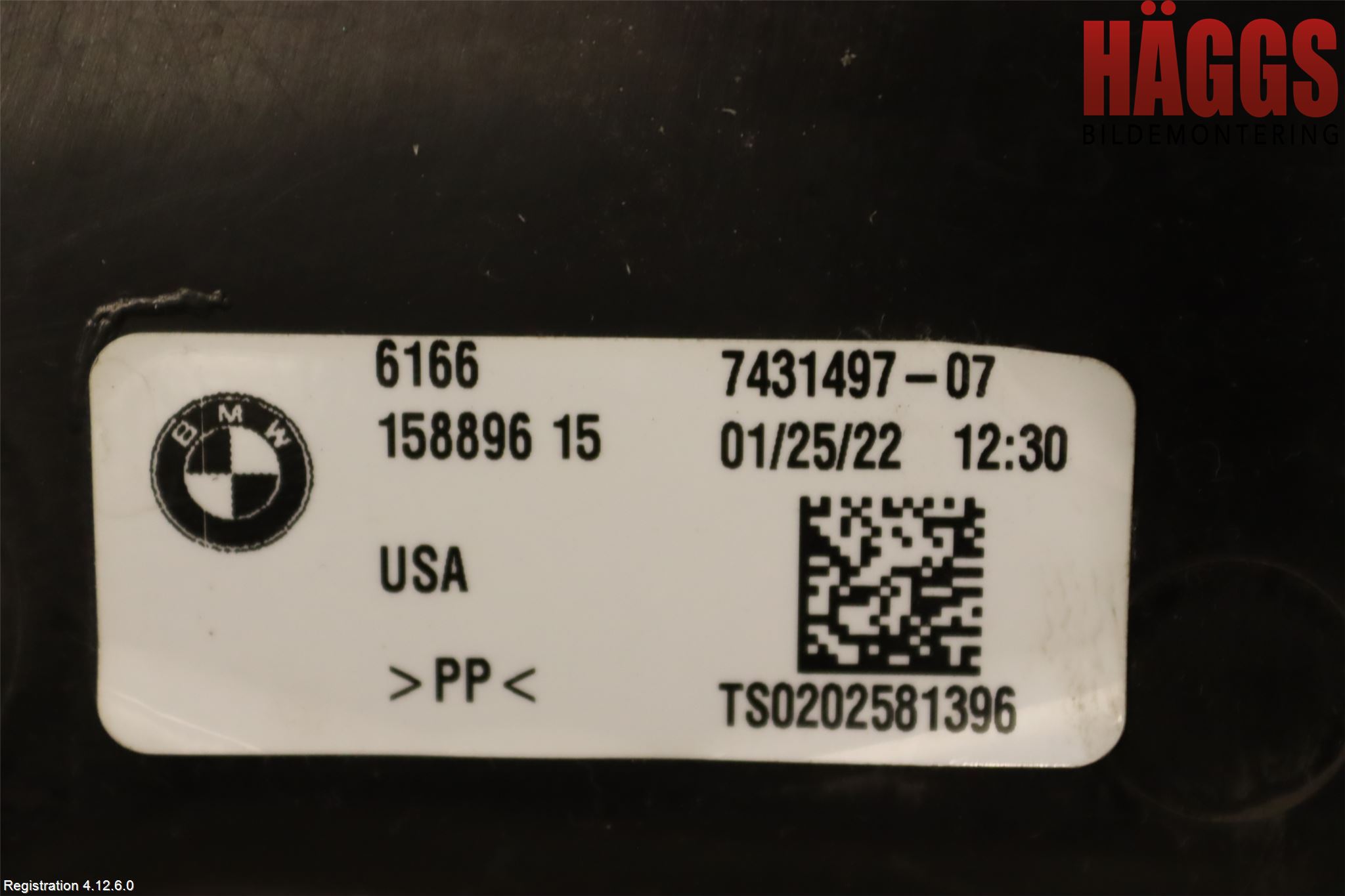 BMW X4 G02 18- Spolartank Vindruta