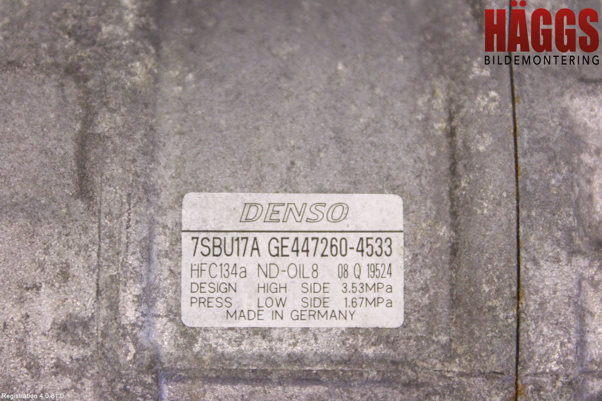 BMW 5 F10/F11/F18 09-17 Ac Kompressor