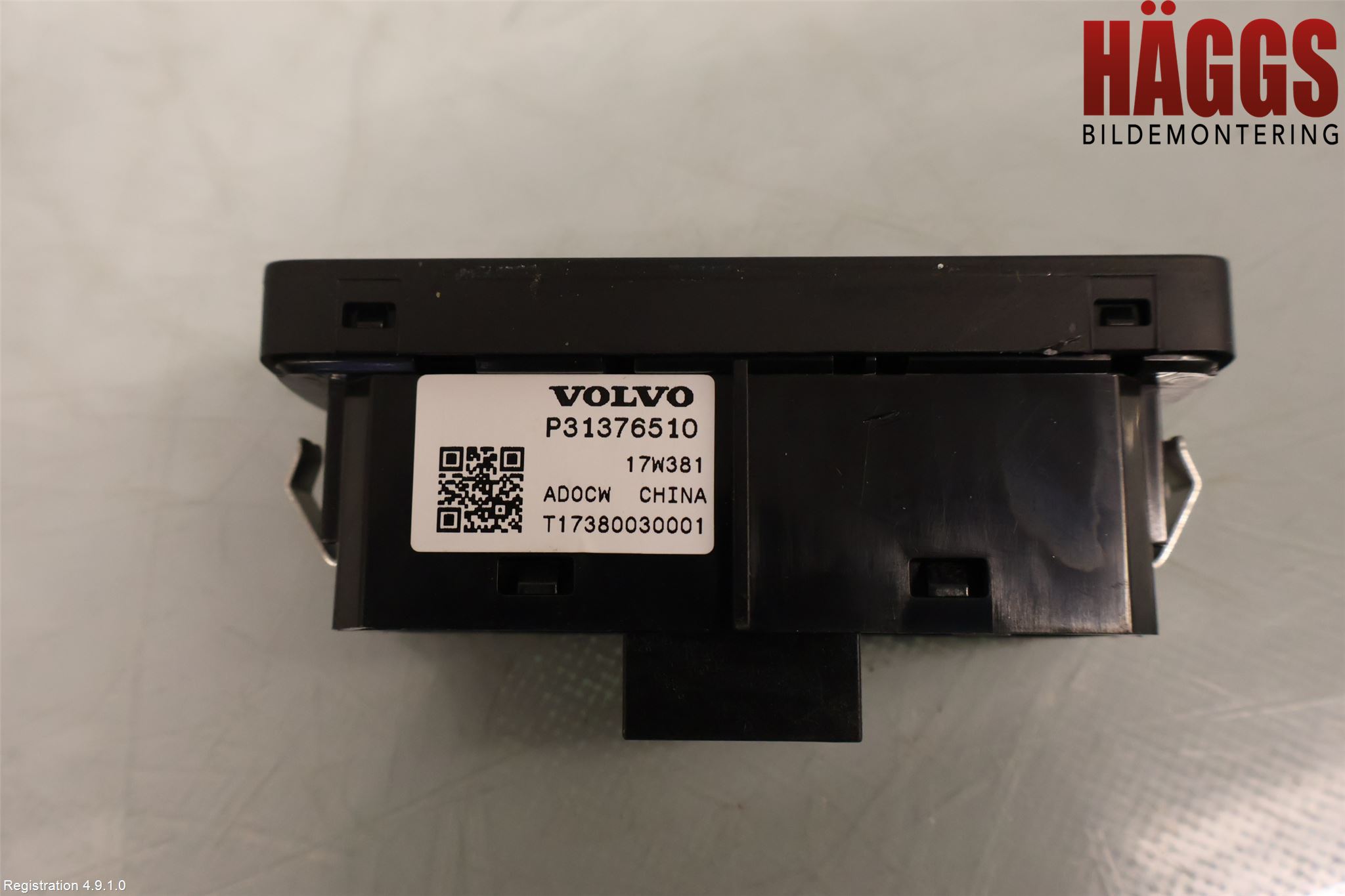 Volvo XC90/RECHARGE 16- Strömställare Baklucka