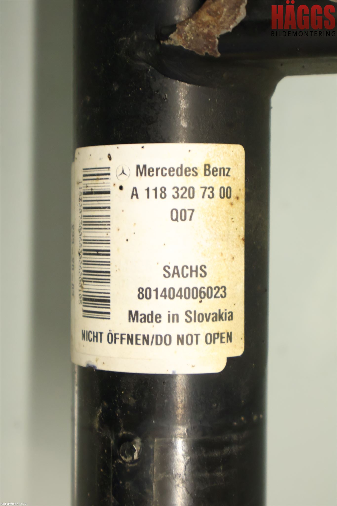 Mercedes-Benz MB CLA-KLASS (C118/X118) 19- Fjäderben Fram Vänster