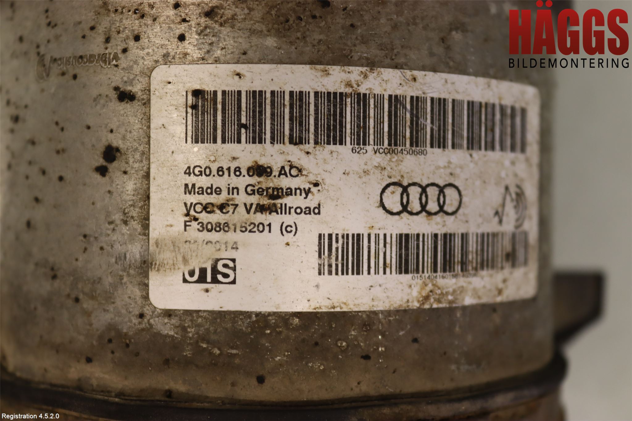 Audi A6 ALLROAD 12-18 Fjäderben Fram Vänster