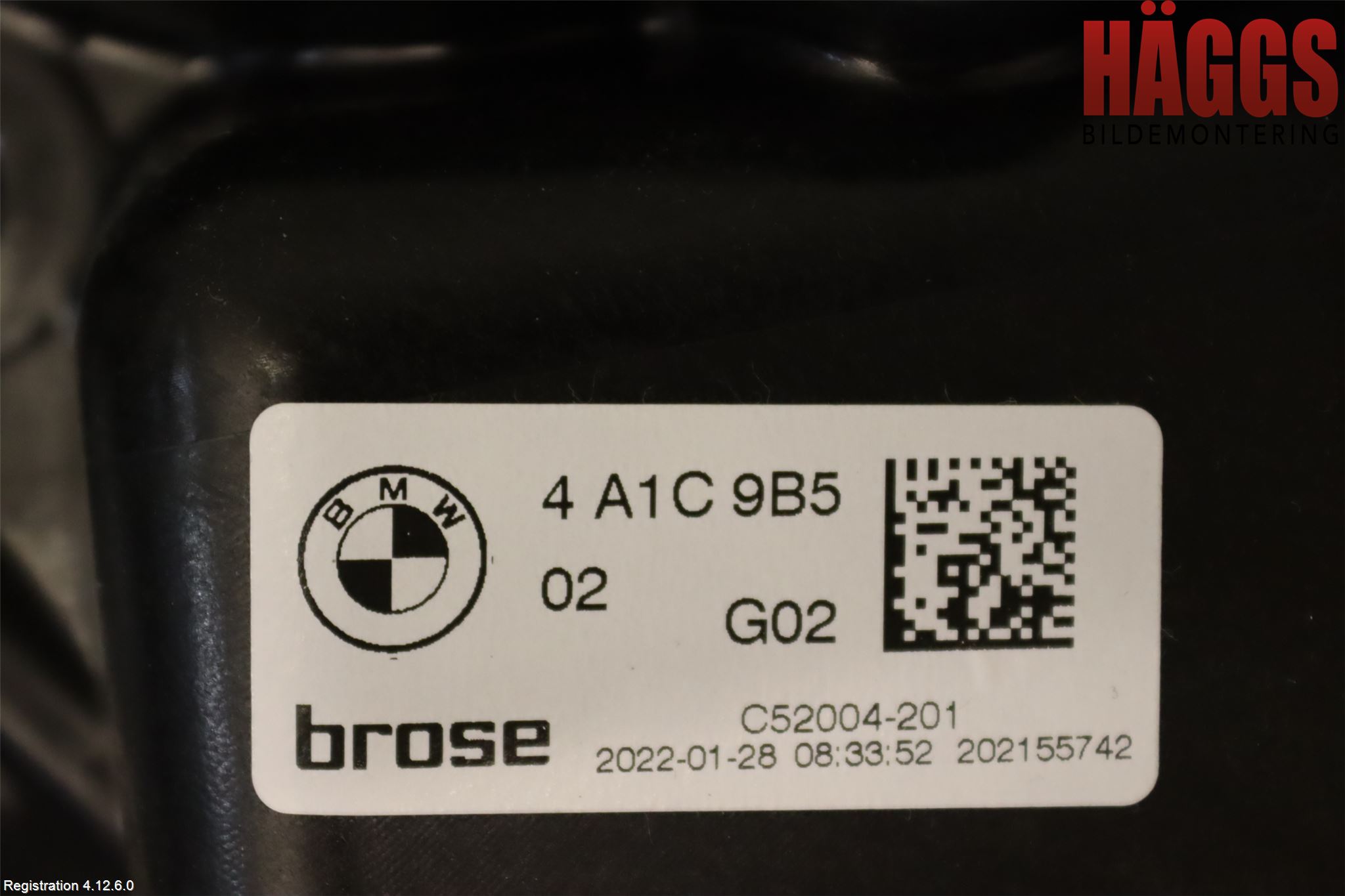 BMW X4 G02 18- Fönsterhissmekanism