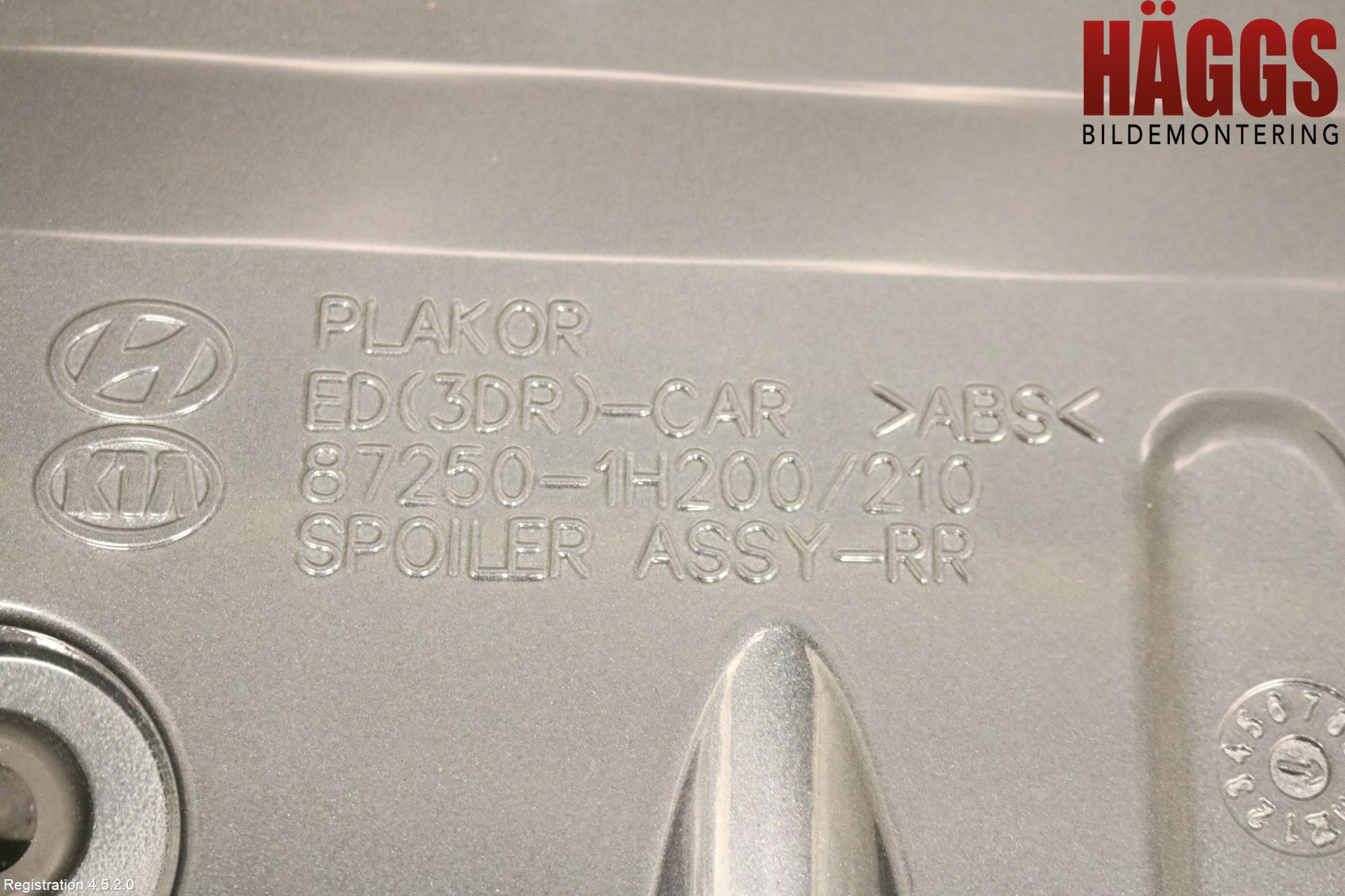 Kia CEED 06-12 Spoiler Baklucka